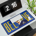 Believe Ted Lasso Inspired Unofficial Desk Mat — Inspirational Office & Gaming Mouse Pad