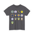 Leeds United Retro Crest Cotton T-Shirt — Vintage Football Club Emblem Tee