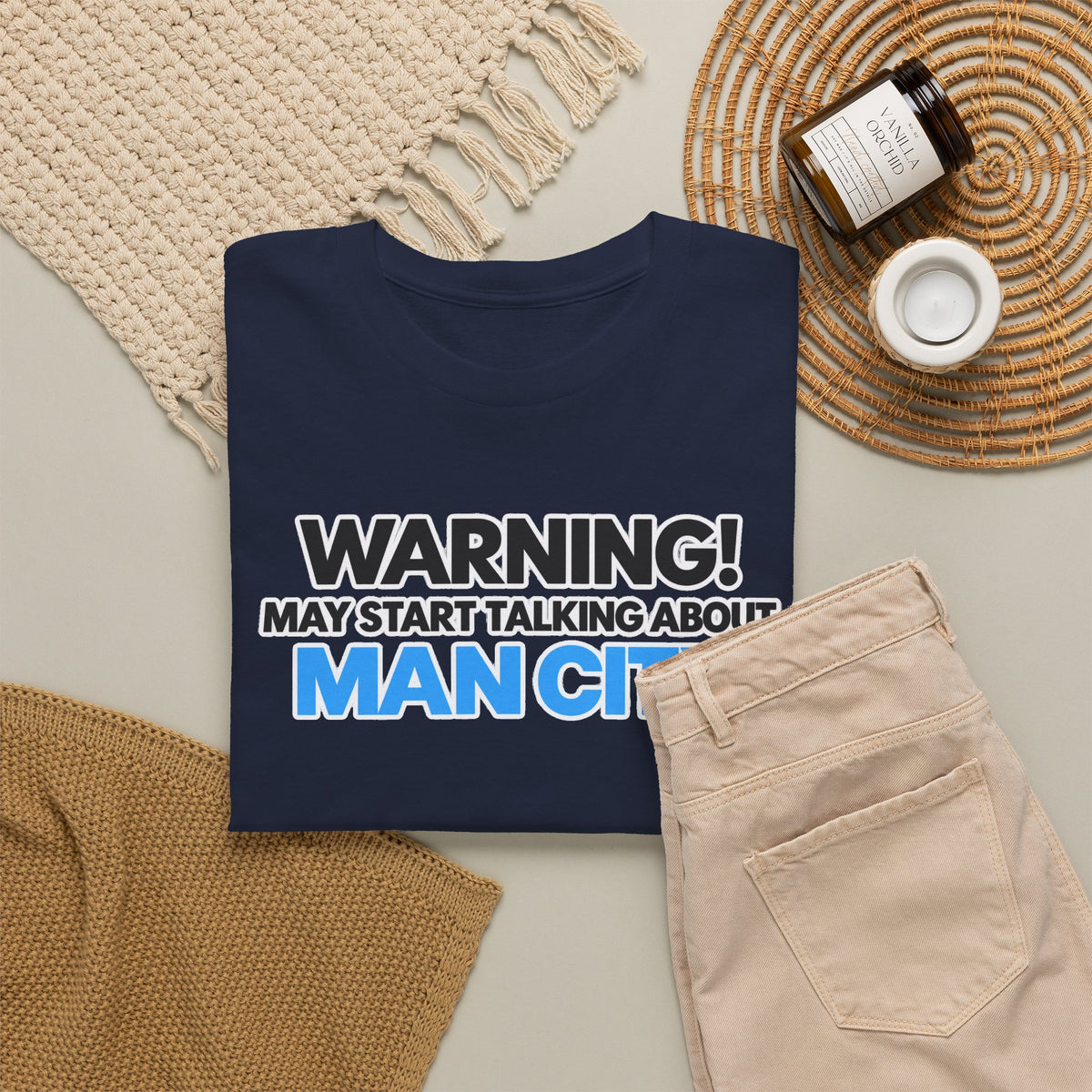 Manchester City Warning! May Start Talking About Man City T‑Shirt