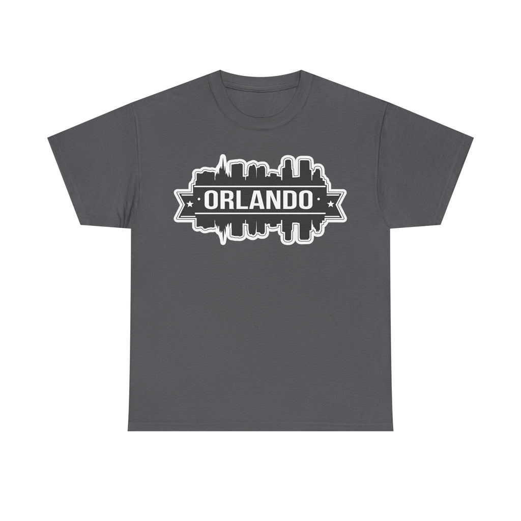 Orlando Skyline T-Shirt — Retro Badge Cityscape Tee