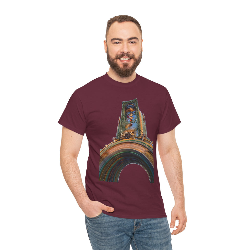 Epci Universe Vintage Theater Arch Graphic Tee — 'Epic' Retro Marquee T-Shirt