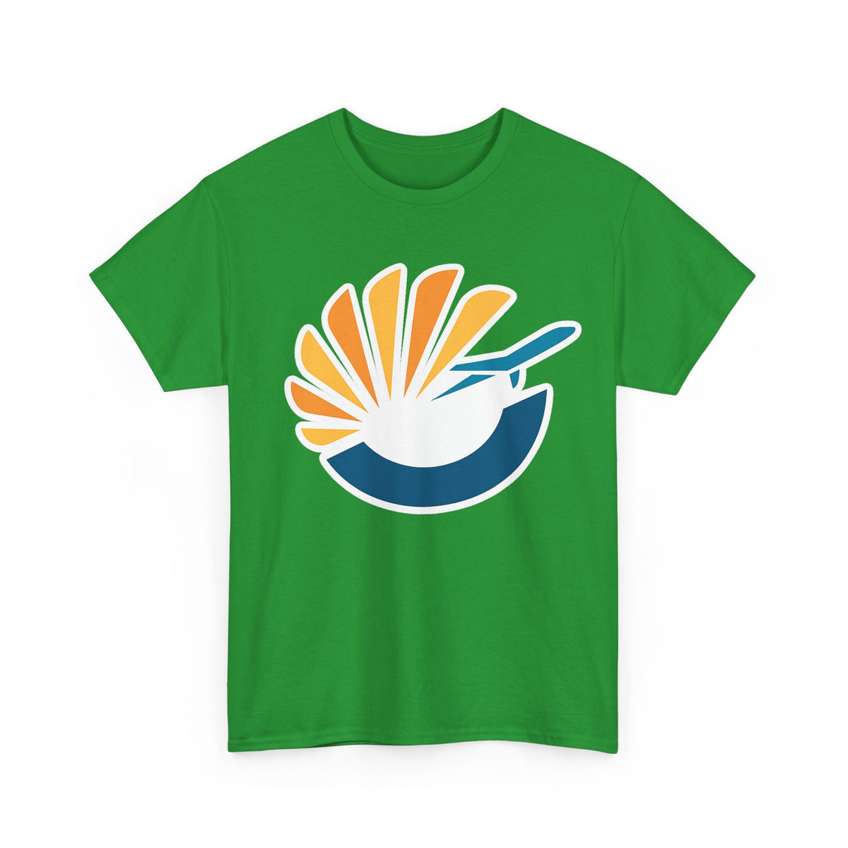Orlando MCO Airport Sunflight Cotton T-Shirt – Airplane Logo Tee for Pilots & Travelers