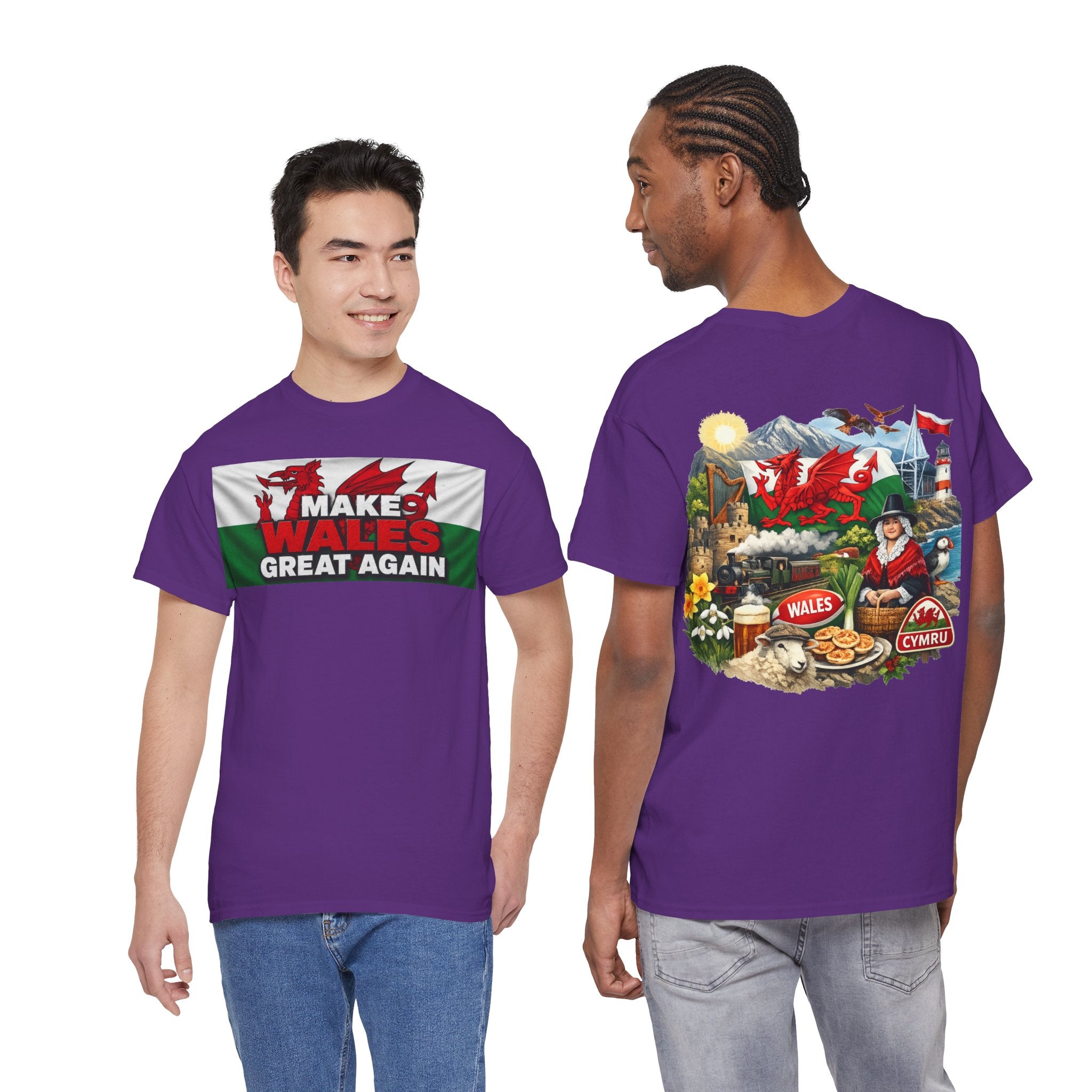Wales Pride T-Shirt — 'Make Wales Great Again' Welsh Dragon Tee