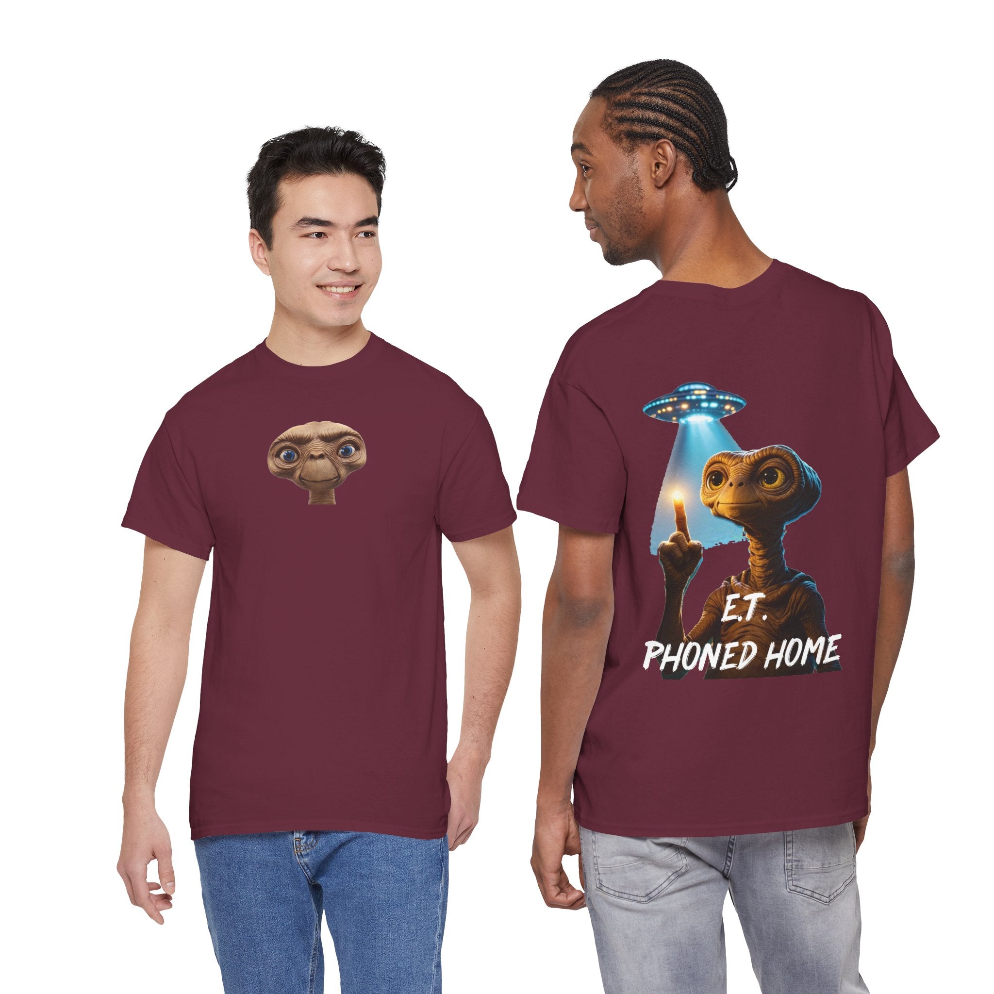 E.T. Phoned Home Tee — Retro Sci‑Fi Alien Graphic T-Shirt