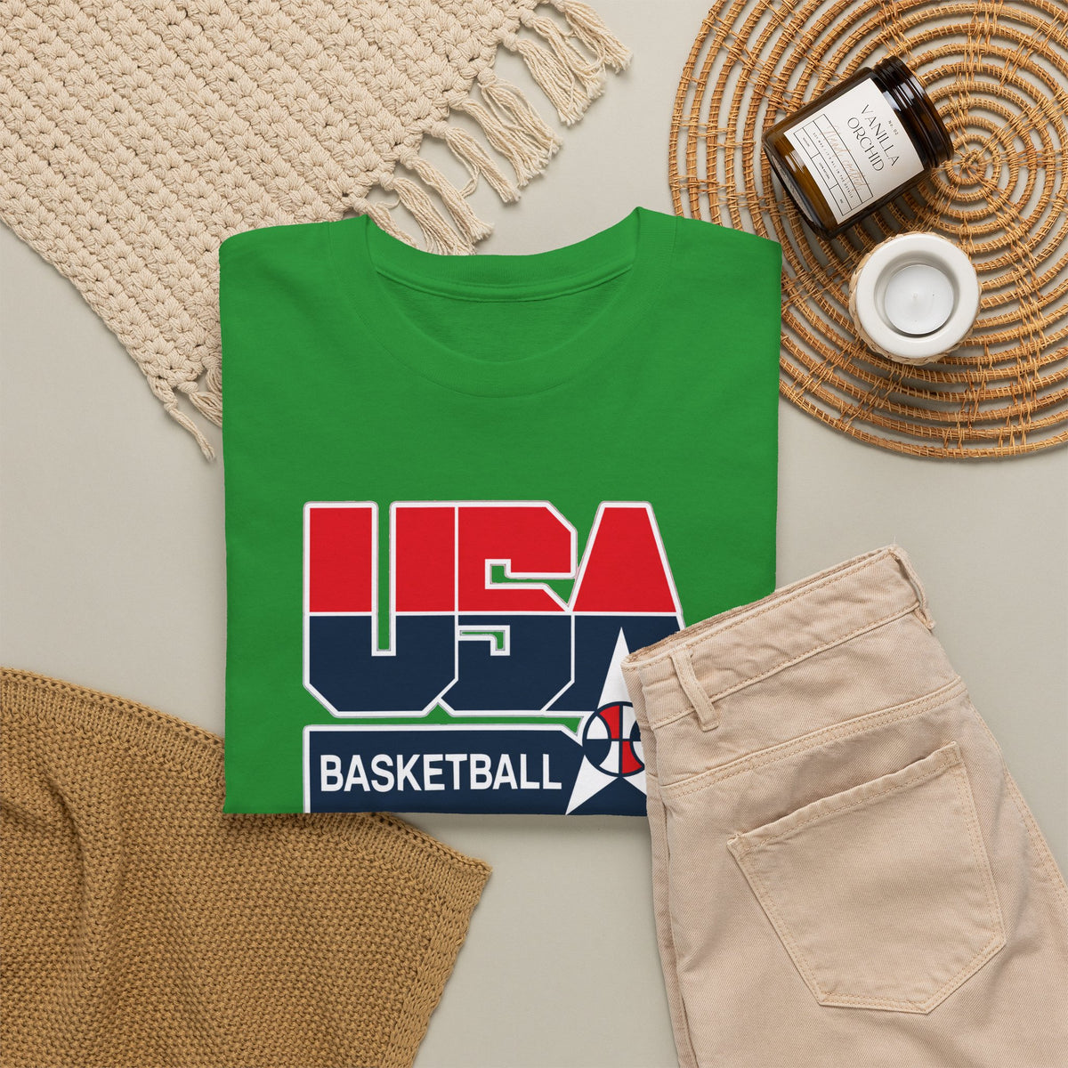 USA Basketball Patriotic Cotton T-Shirt / Tee