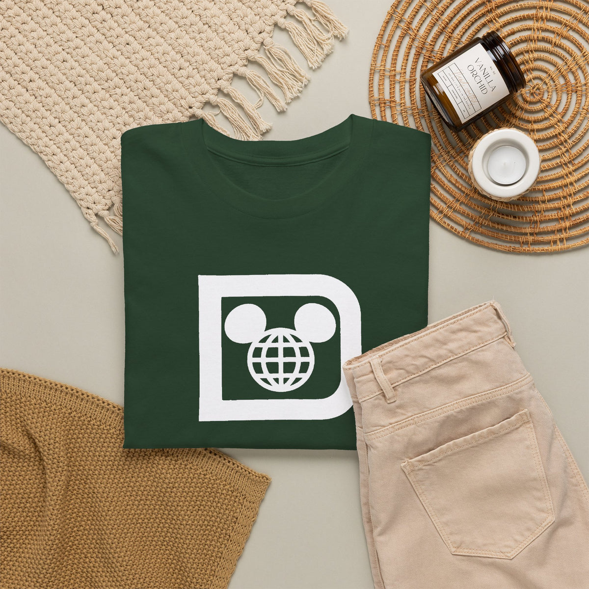 Retro Disney "D" Inspired Unisex Heavy Cotton Tee