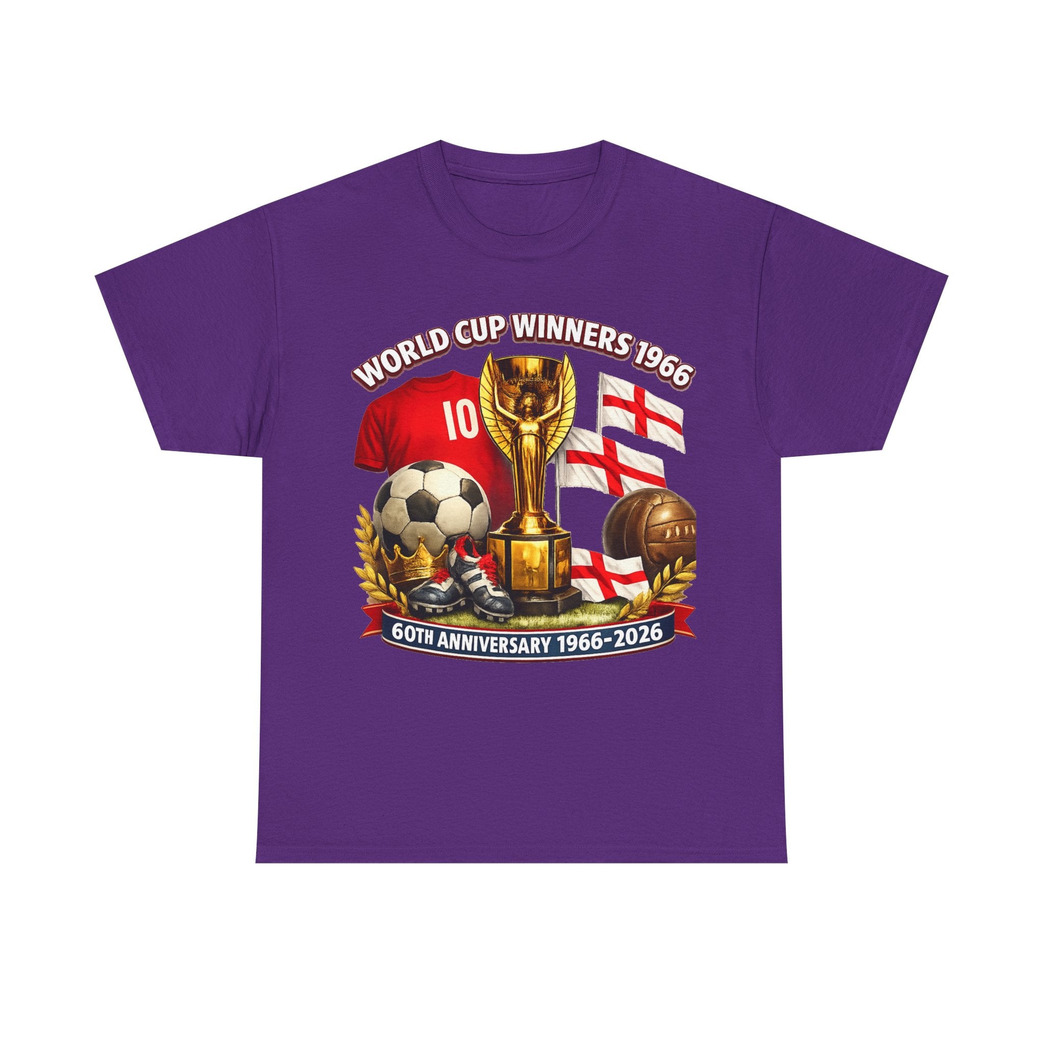 1966 World Cup Winners T‑Shirt — 60th Anniversary England Football Tribute