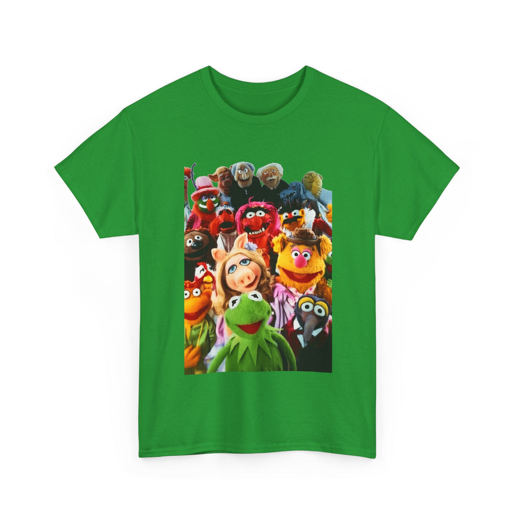 Muppets Puppet Ensemble Graphic Tee — Fun Family Cartoon Shirt