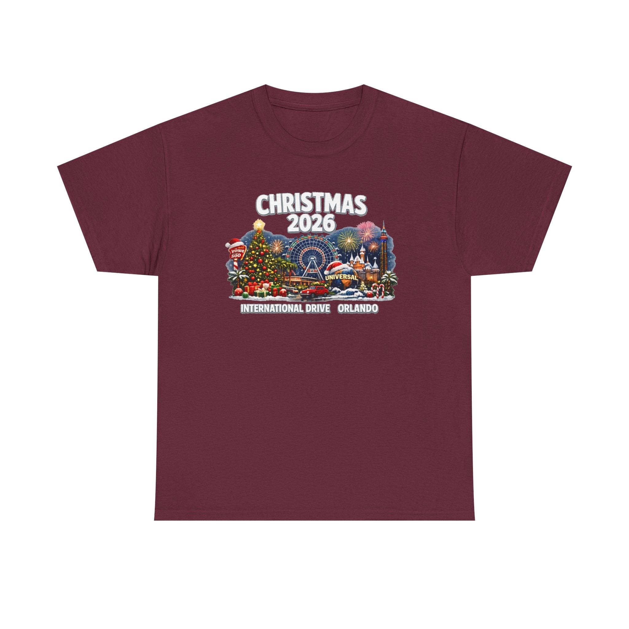 Christmas 2026 Orlando T-Shirt — International Drive Holiday Souvenir