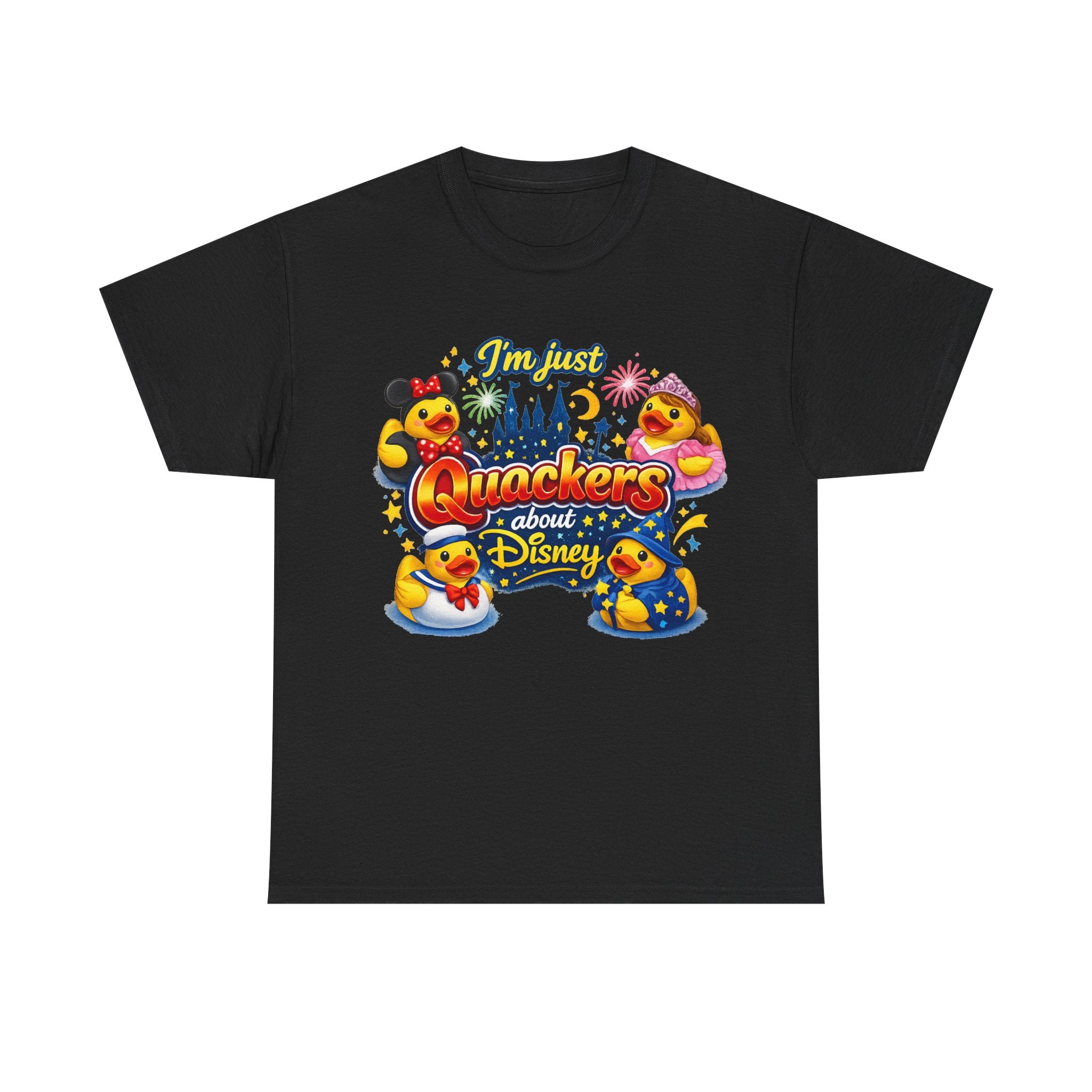 Quackers About Disney Rubber Duck Tee — "I'm Just Quackers About Disney" Graphic T-Shirt
