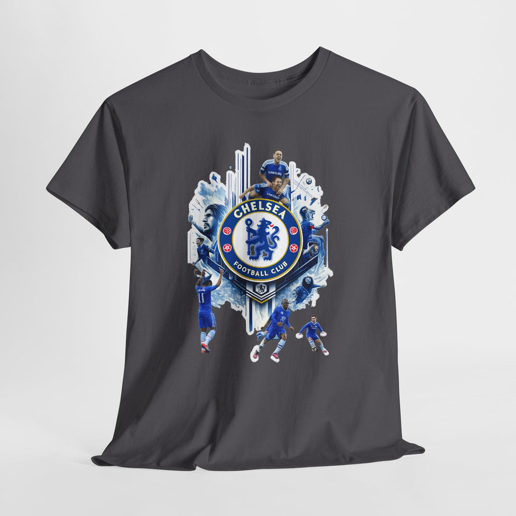 Chelsea FC Crest Players T-Shirt — Blue Football Fan Tee