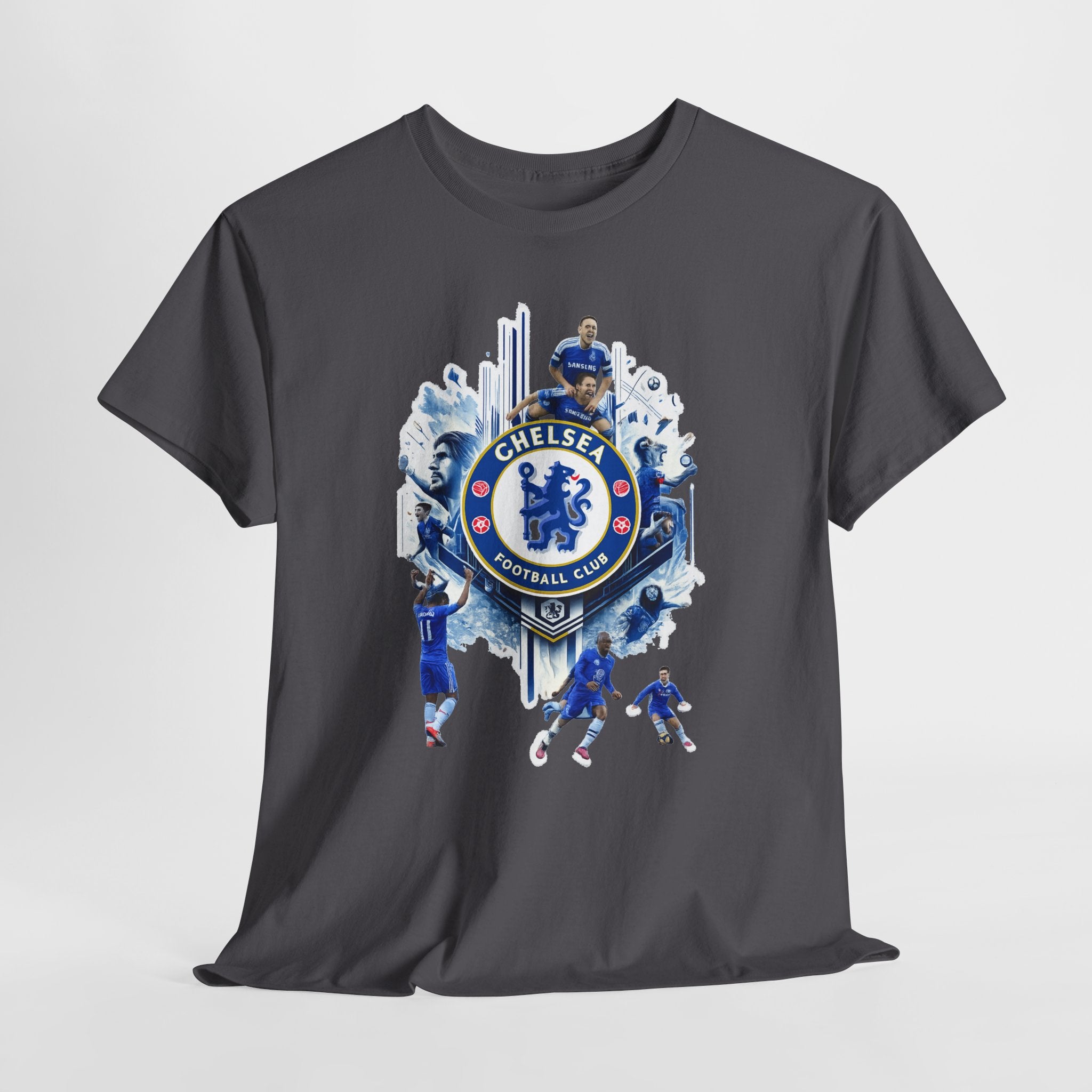 Chelsea FC Crest Players T-Shirt — Blue Football Fan Tee
