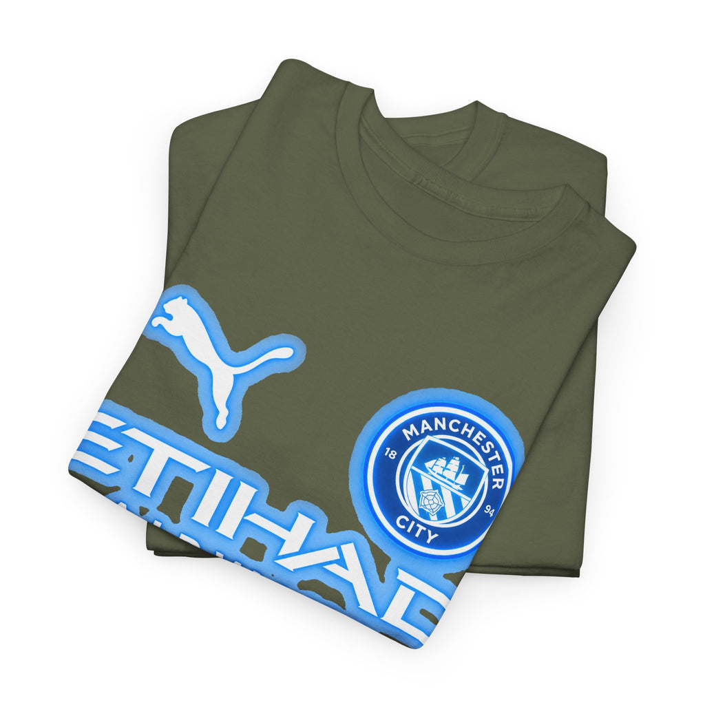 Manchester City Inspired Etihad Airways Logo Tee