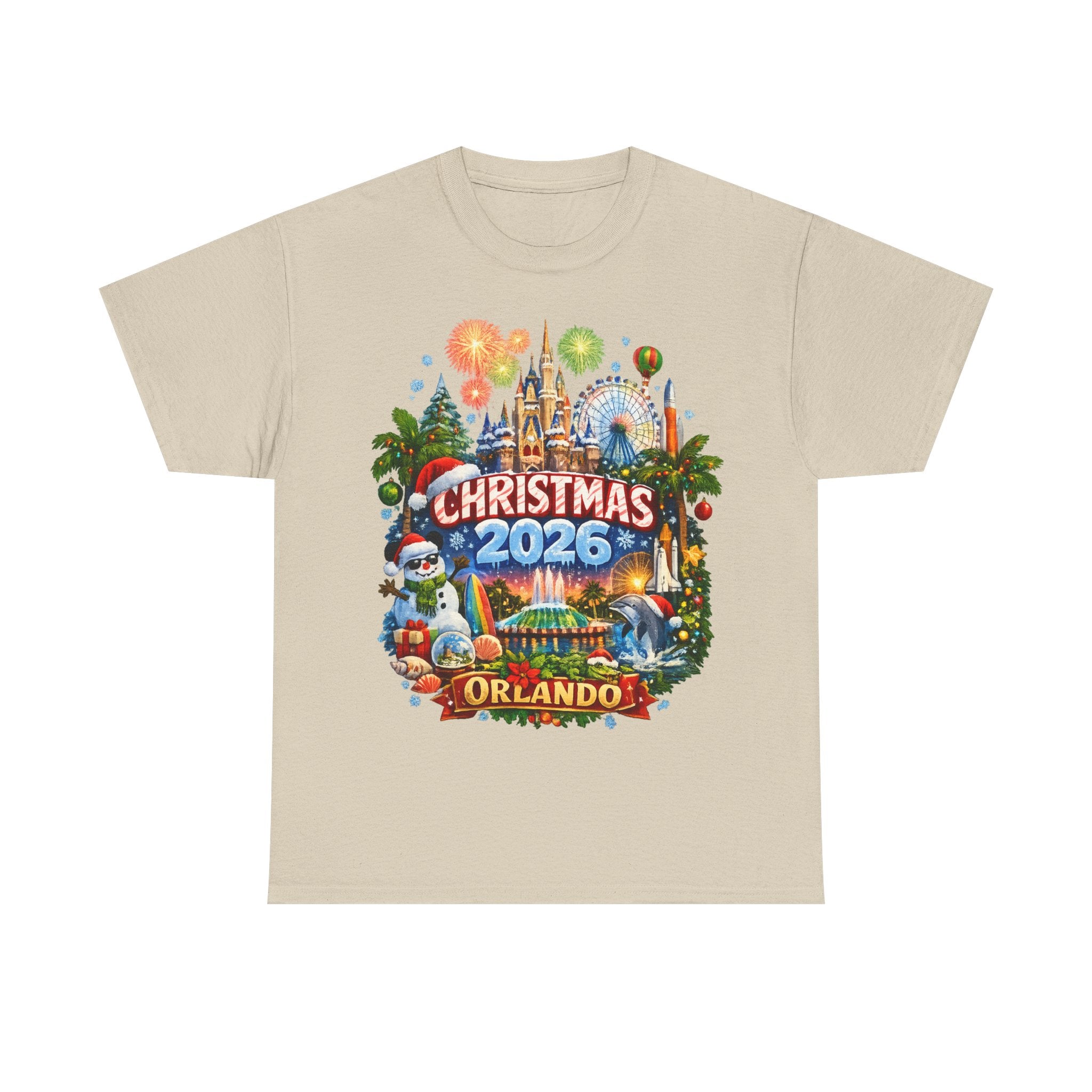 Christmas 2026 Orlando T-Shirt — Holiday Theme Park Souvenir Tee
