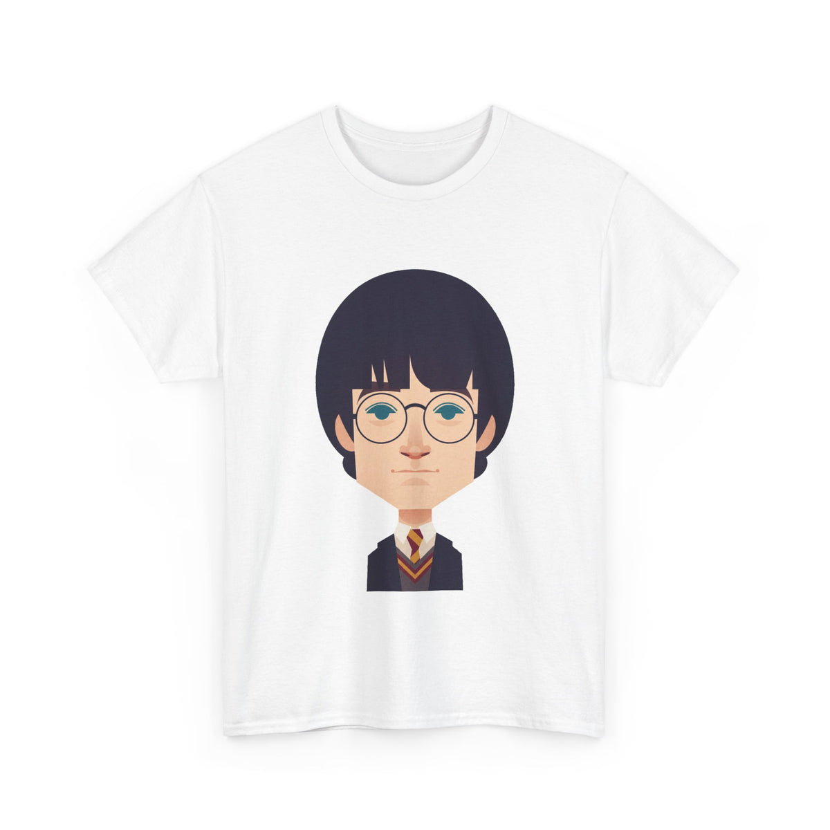 Harry Potter Wizard School Boy Cartoon Cotton T-Shirt