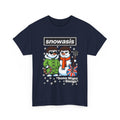 Snowasis ‘Some Might Sleigh’ Christmas Snowman #Oasis Inspired Cotton T-Shirt / Tee