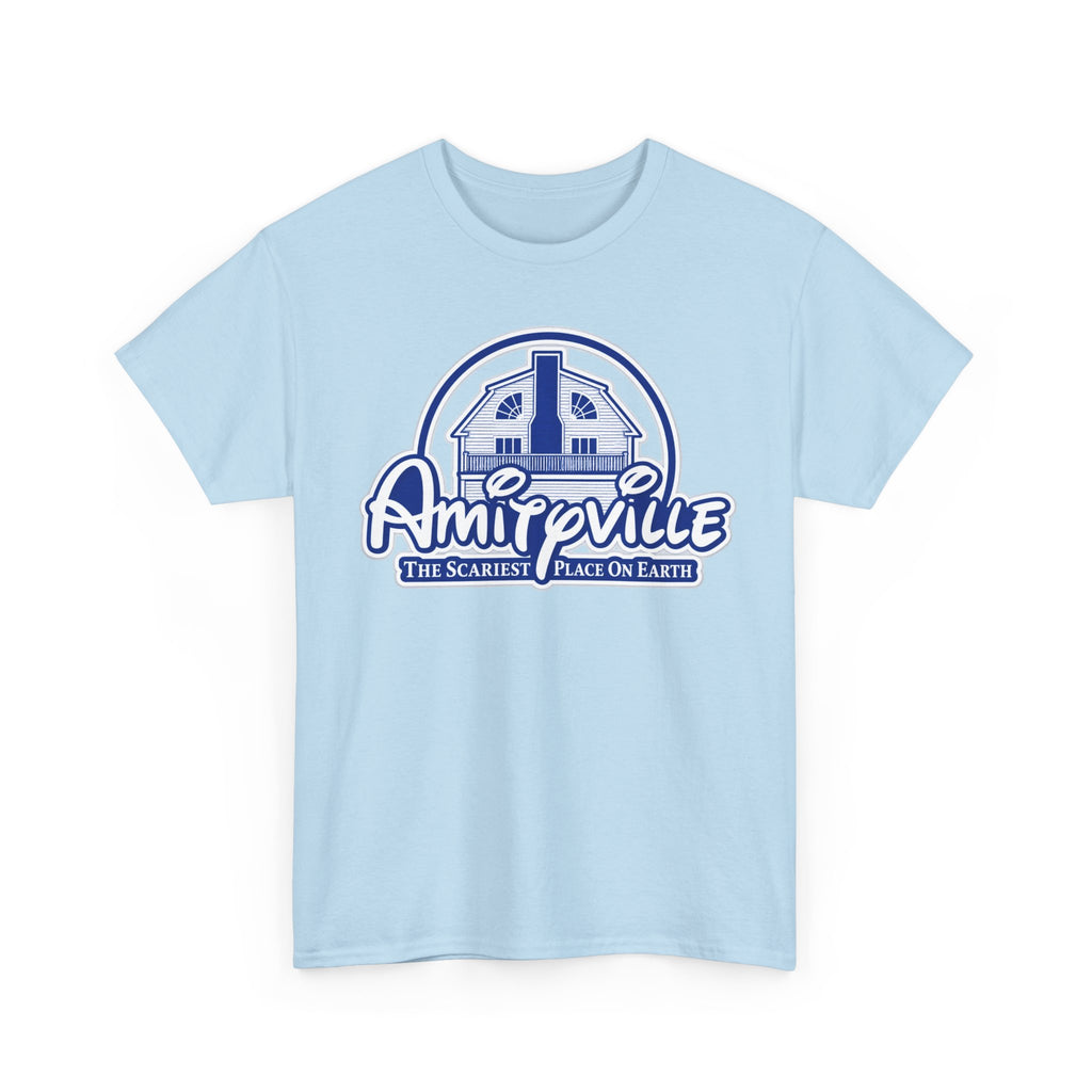 Amityville Horror Tee – "Amityville: The Scariest Place on Earth" Graphic Shirt