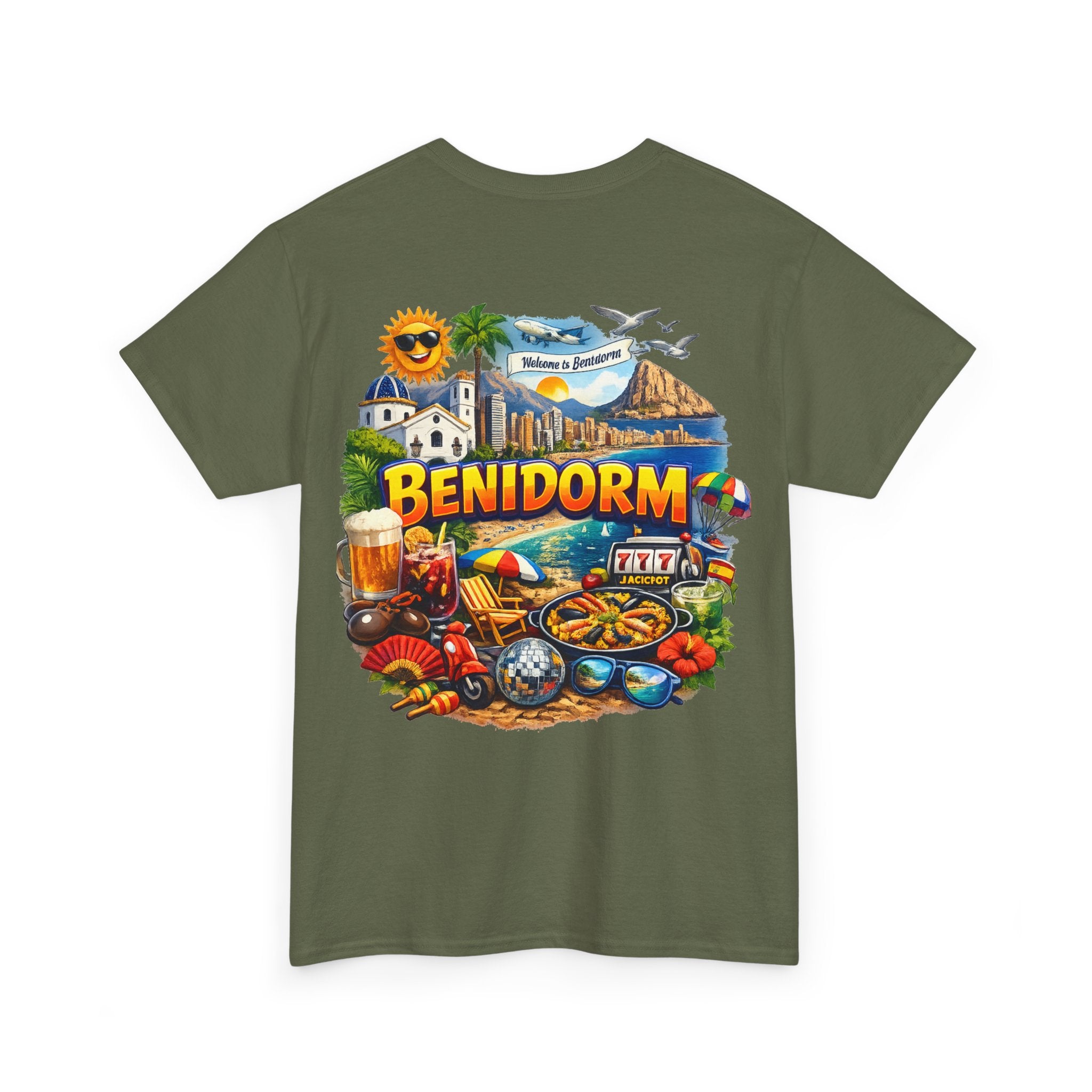Benidorm Souvenir T‑Shirt — Spain Beach Holiday Graphic Tee