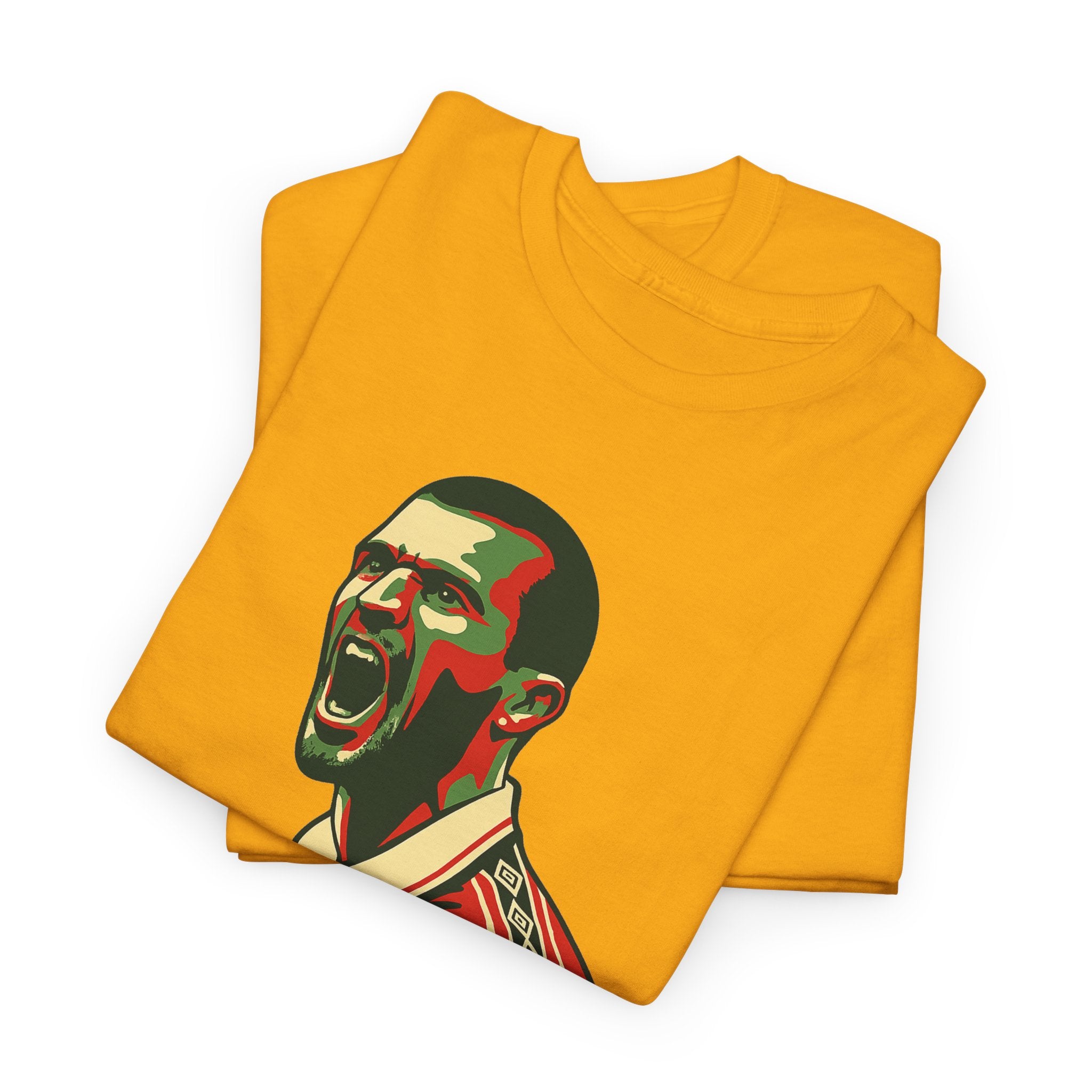 Roy Keane Retro Soccer Tee - Iconic Football Legend Graphic Shirt
