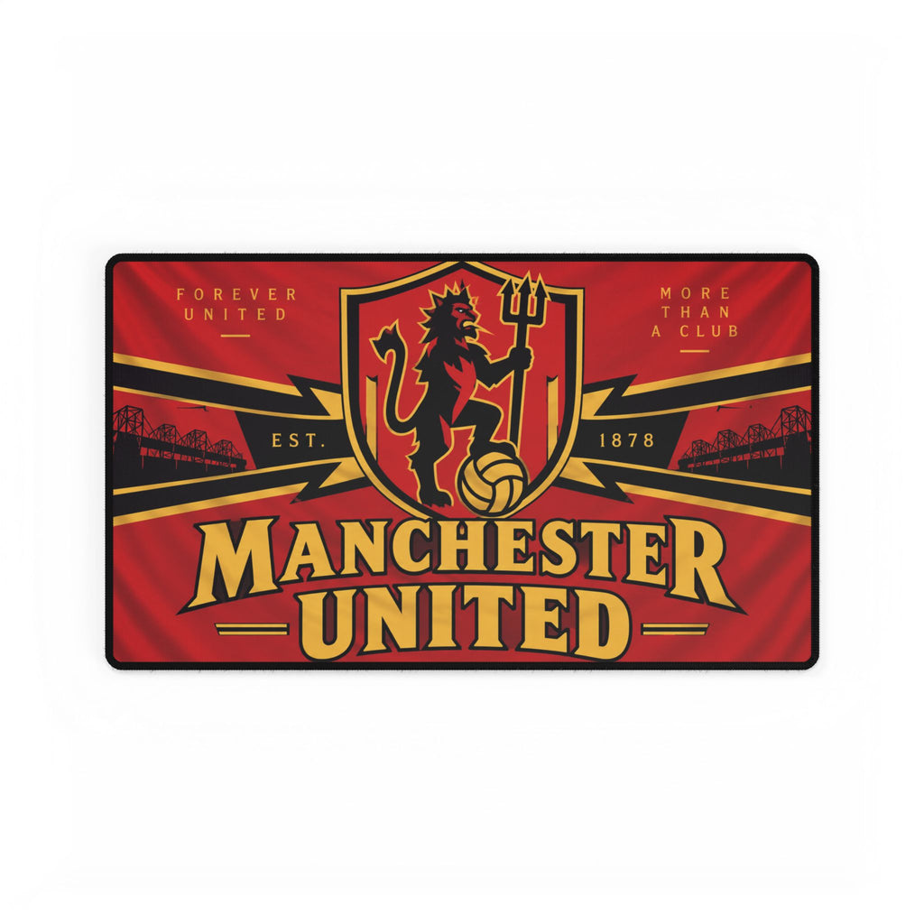 Manchester United Desk Mat — Large Football Gaming Mouse Pad