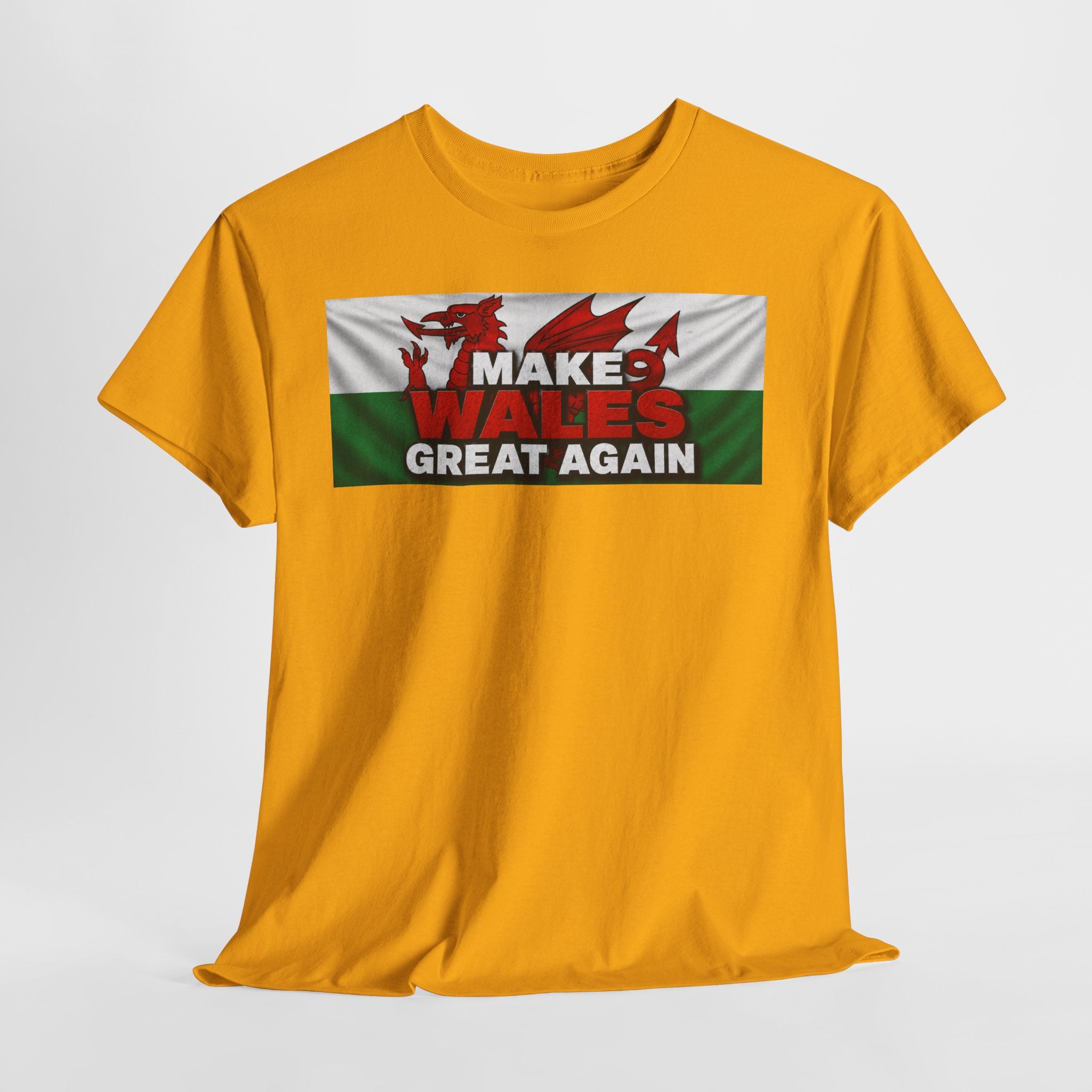 Wales Pride T-Shirt — 'Make Wales Great Again' Welsh Dragon Tee