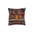 Manchester United Square Pillow — A History of Greatness Fan Cushion