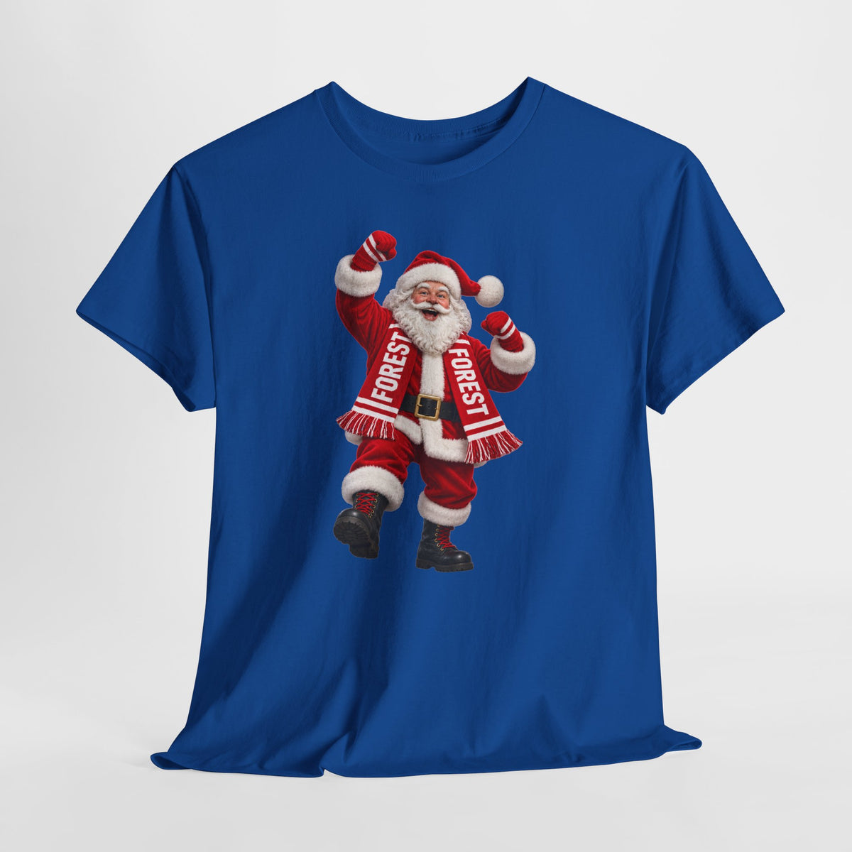 Nottingham Forest Santa Claus Dancing T‑Shirt — Vintage Christmas Holiday Tee