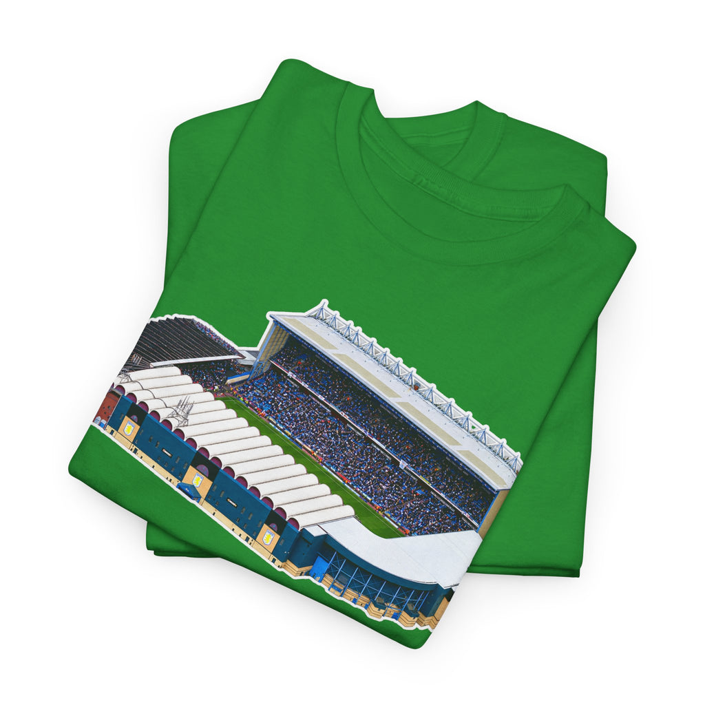 Manchester City Maine Road Stadium Illustration T‑Shirt — Vintage Football Arena Graphic Tee