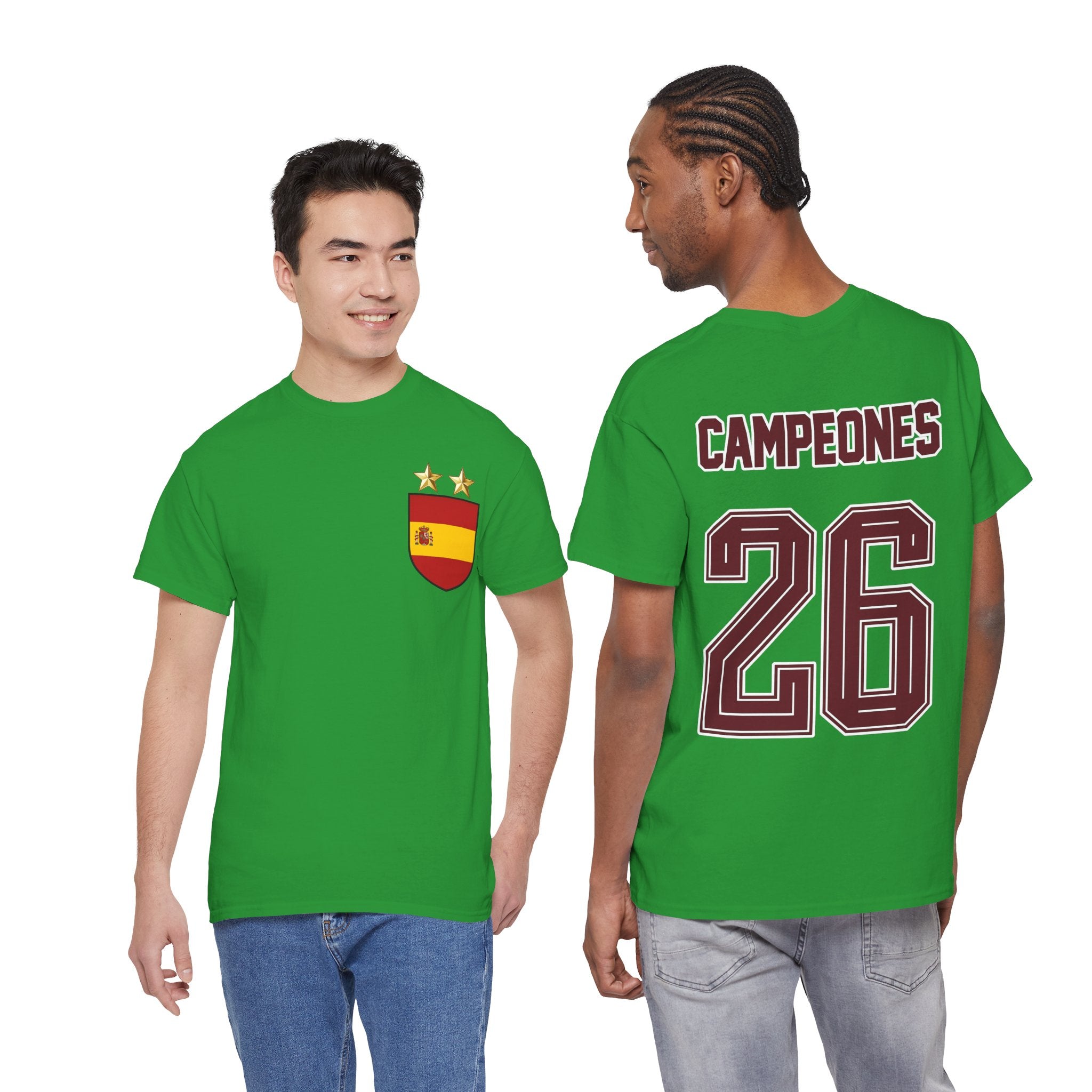Spain World Champions 'Campeones 26' Cotton T‑Shirt
