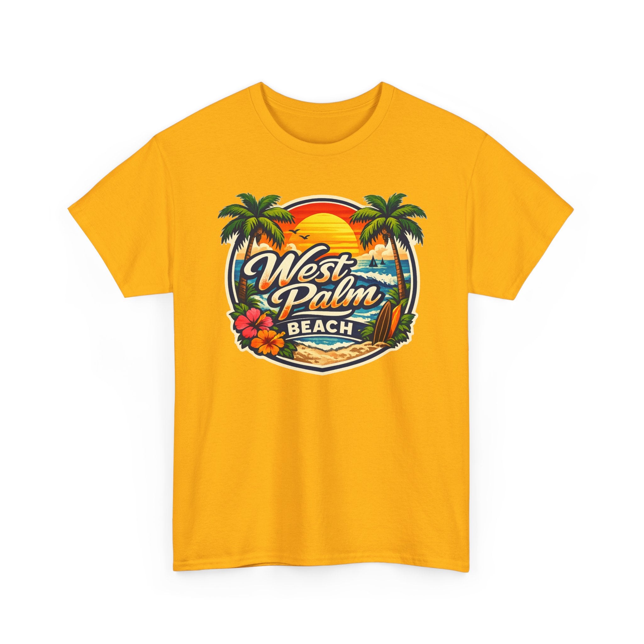West Palm Beach Retro Sunset T-Shirt