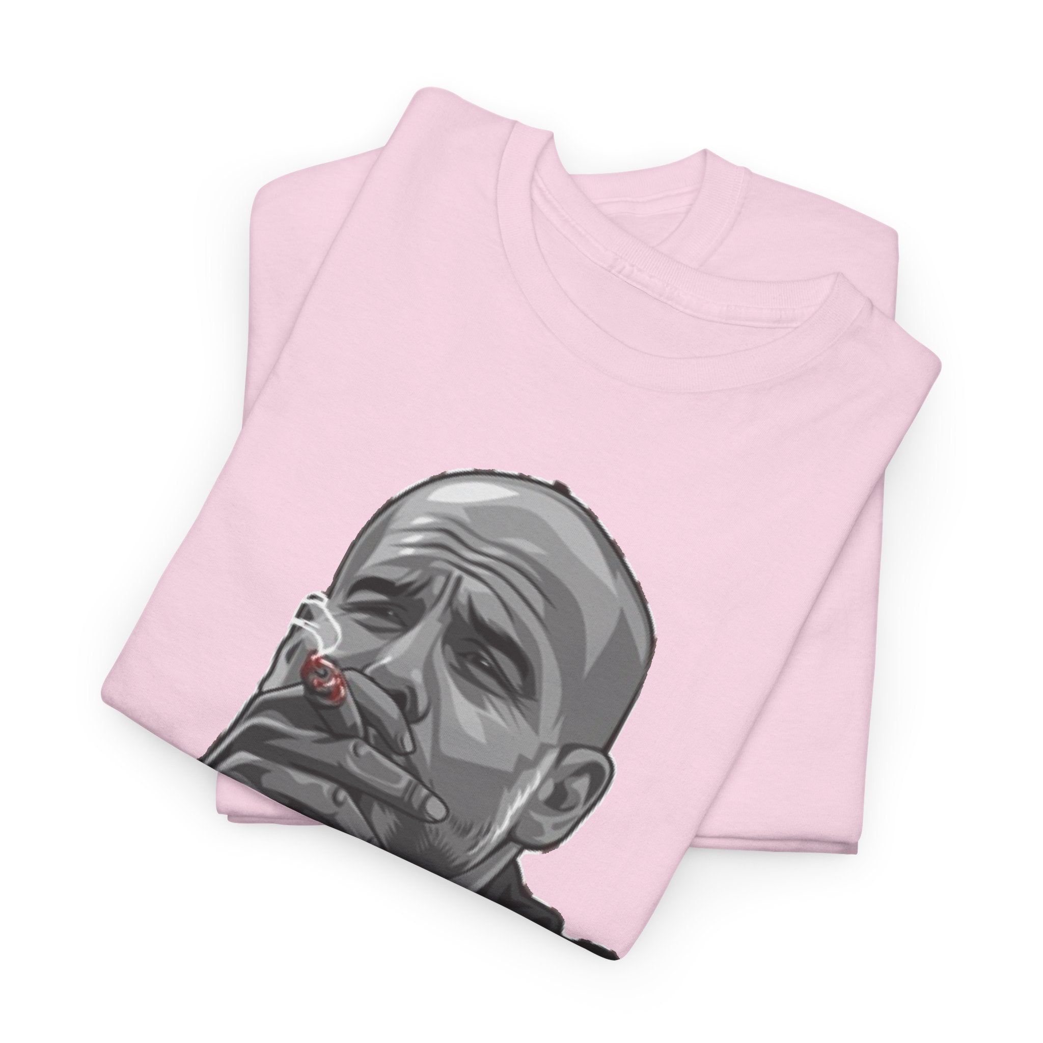 Pep Guardiola Smoking Portrait T‑Shirt — Moody Graphic Tee