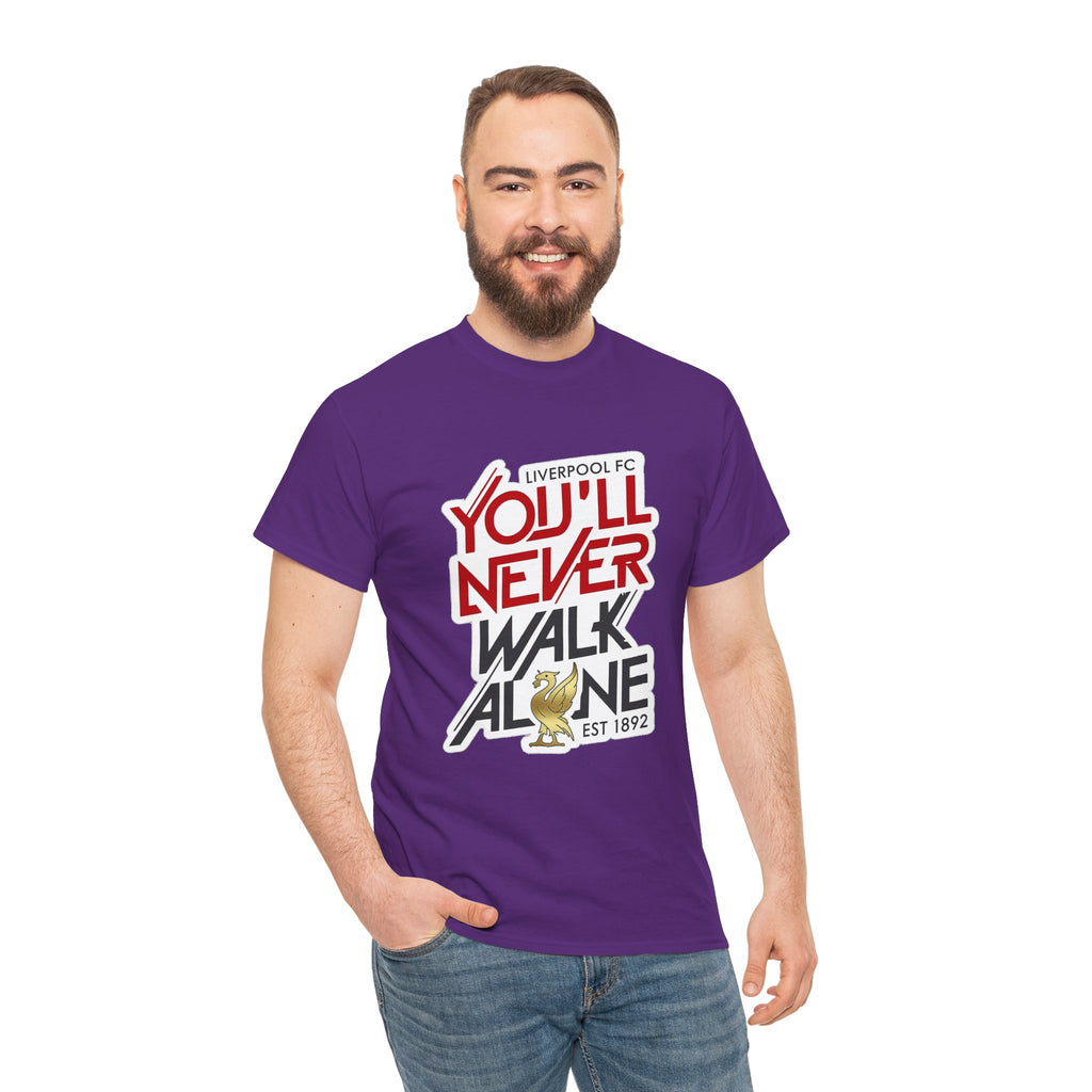 Liverpool You'll Never Walk Alone Cotton T-Shirt — Liverpool FC Fan Tee