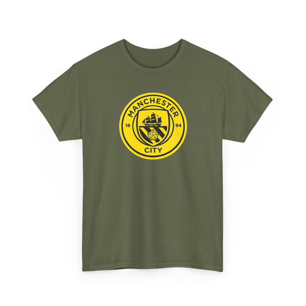 Manchester City Yellow Crest T-Shirt