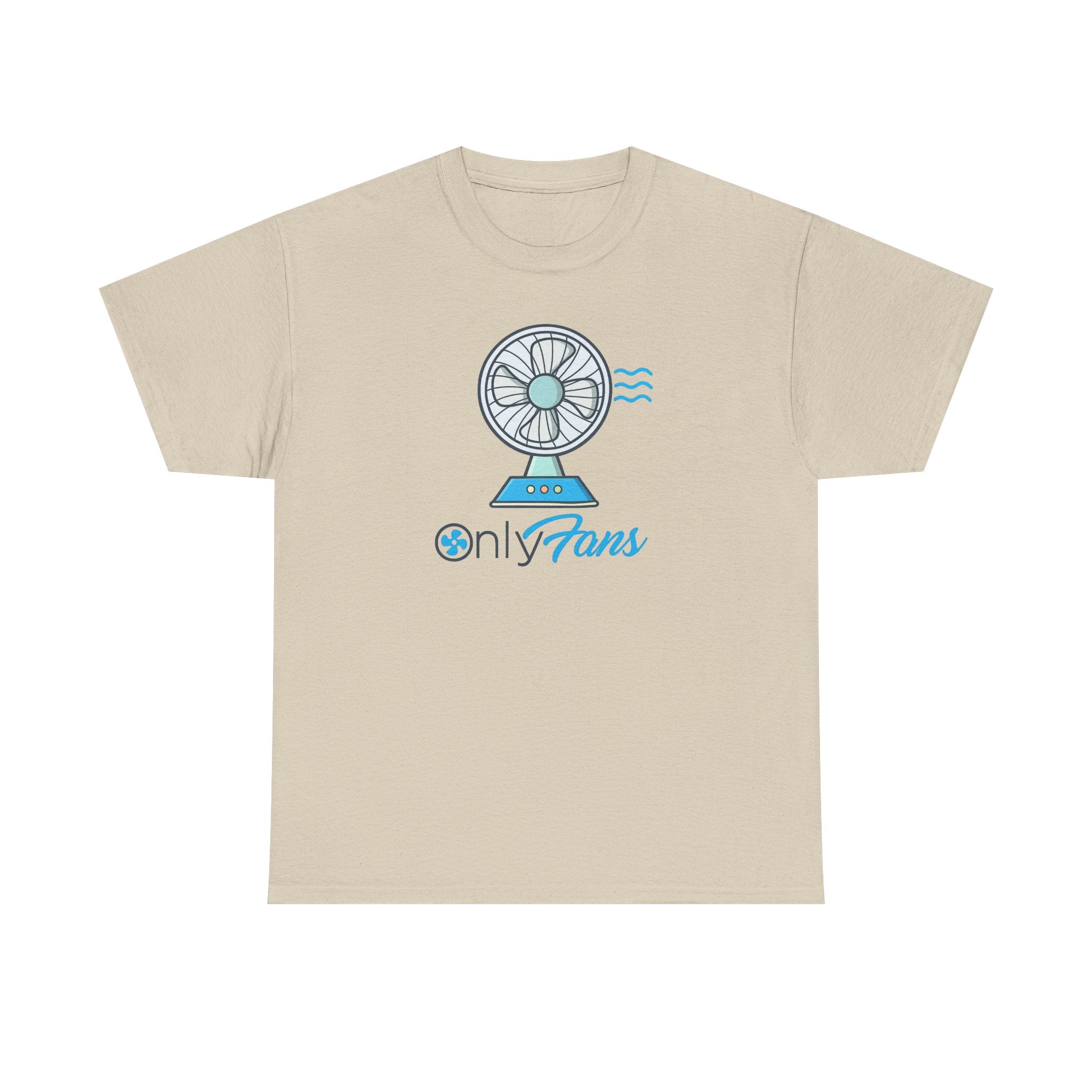 Only Fans Graphic Tee — Cute Fan Illustration Novelty T-Shirt