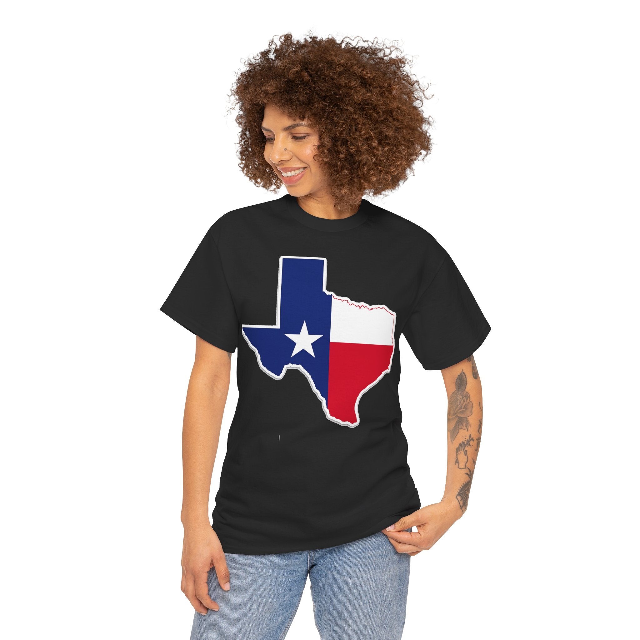Texas Flag Outline T-Shirt — Lone Star State Pride Tee