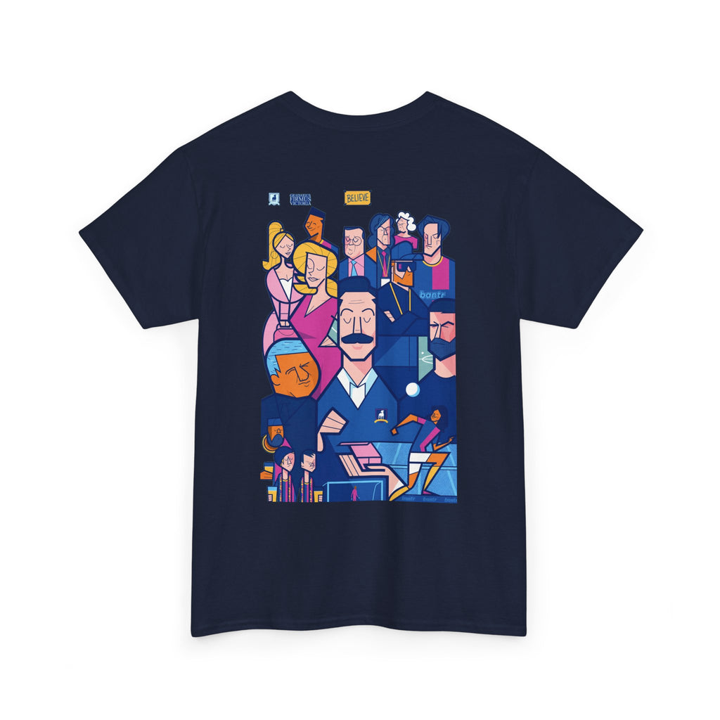 Ted Lasso Inspired Graphic Tee — Retro Team Illustration