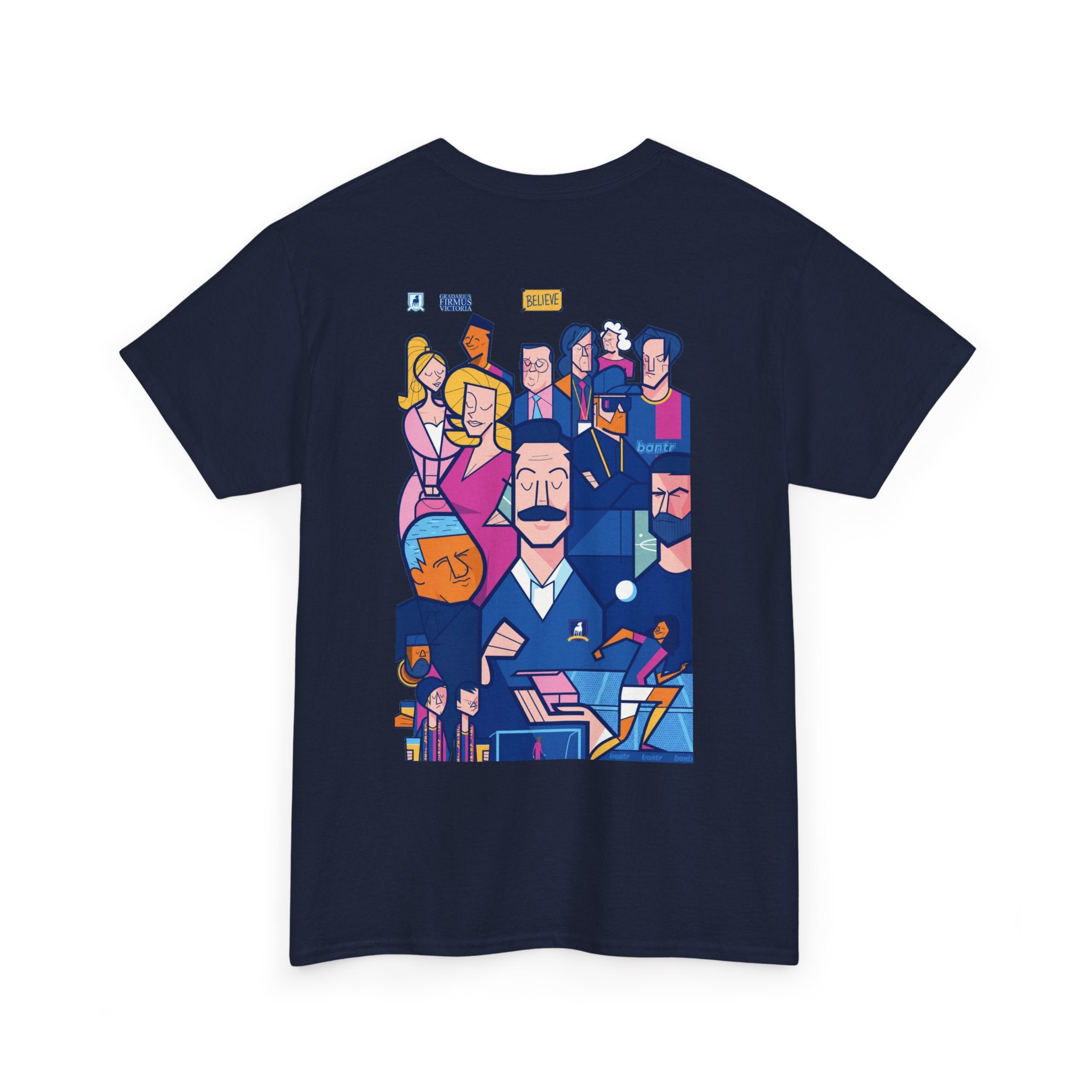 Ted Lasso Inspired Graphic Tee — Retro Team Illustration