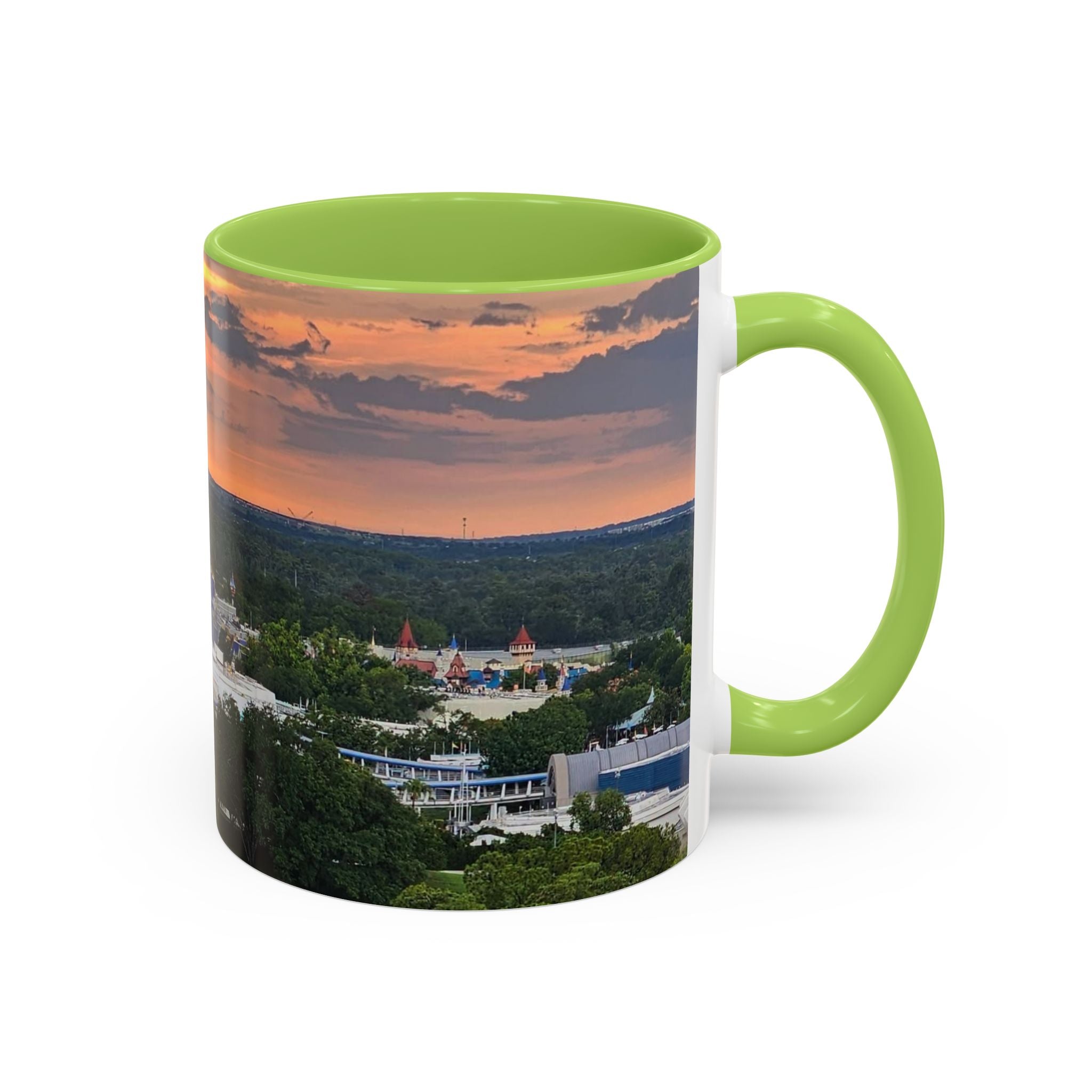 Disney Magic Kingdom Castle Sunset Coffee Mug (Accent, 11/15oz)