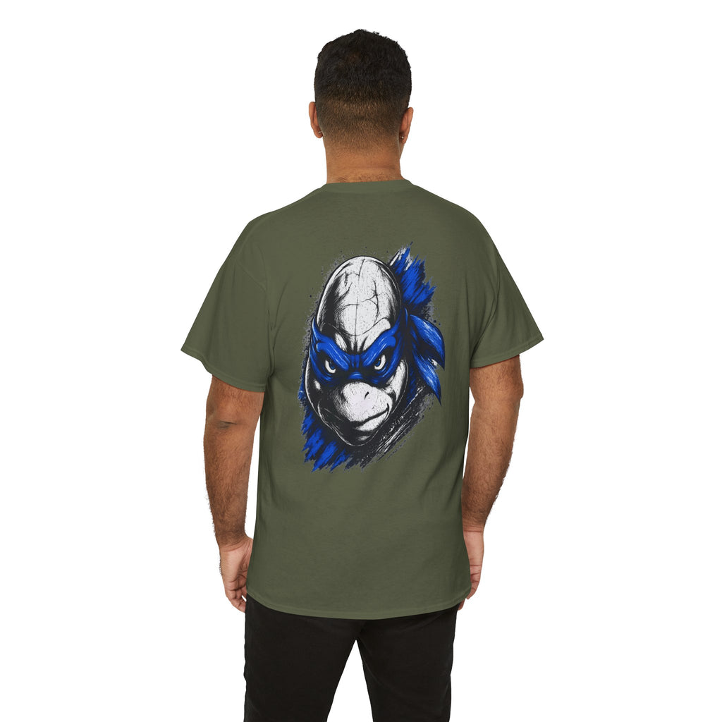 TMNT Leonardo Graphic Tee — Blue Mask Turtle T-Shirt