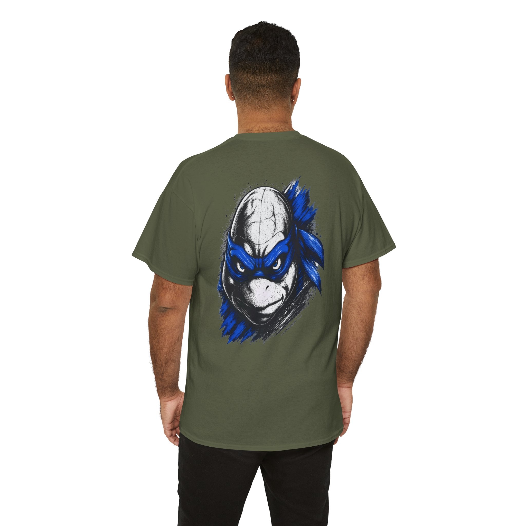 TMNT Leonardo Graphic Tee — Blue Mask Turtle T-Shirt