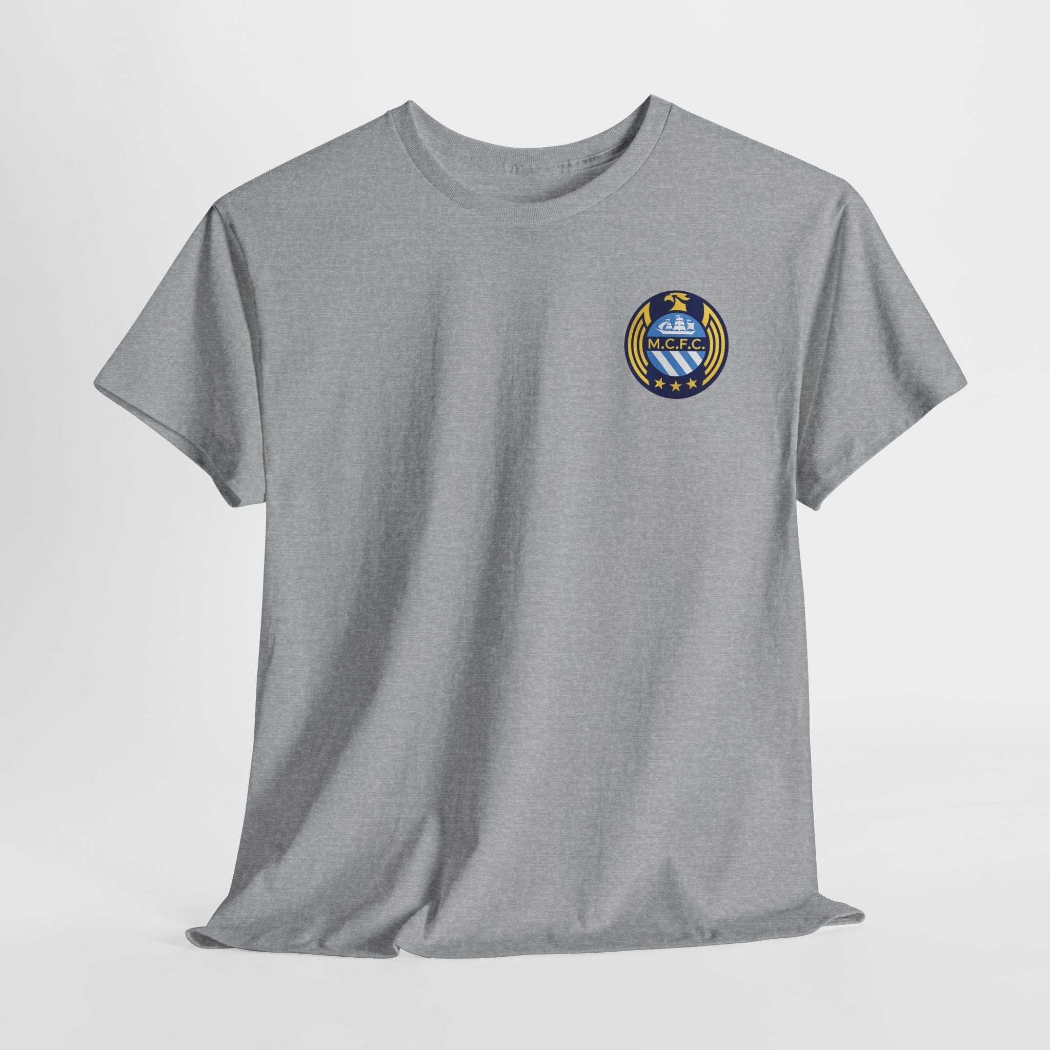 MCFC Unofficial Crest / Badge Tee — Nautical Compass Emblem Shirt