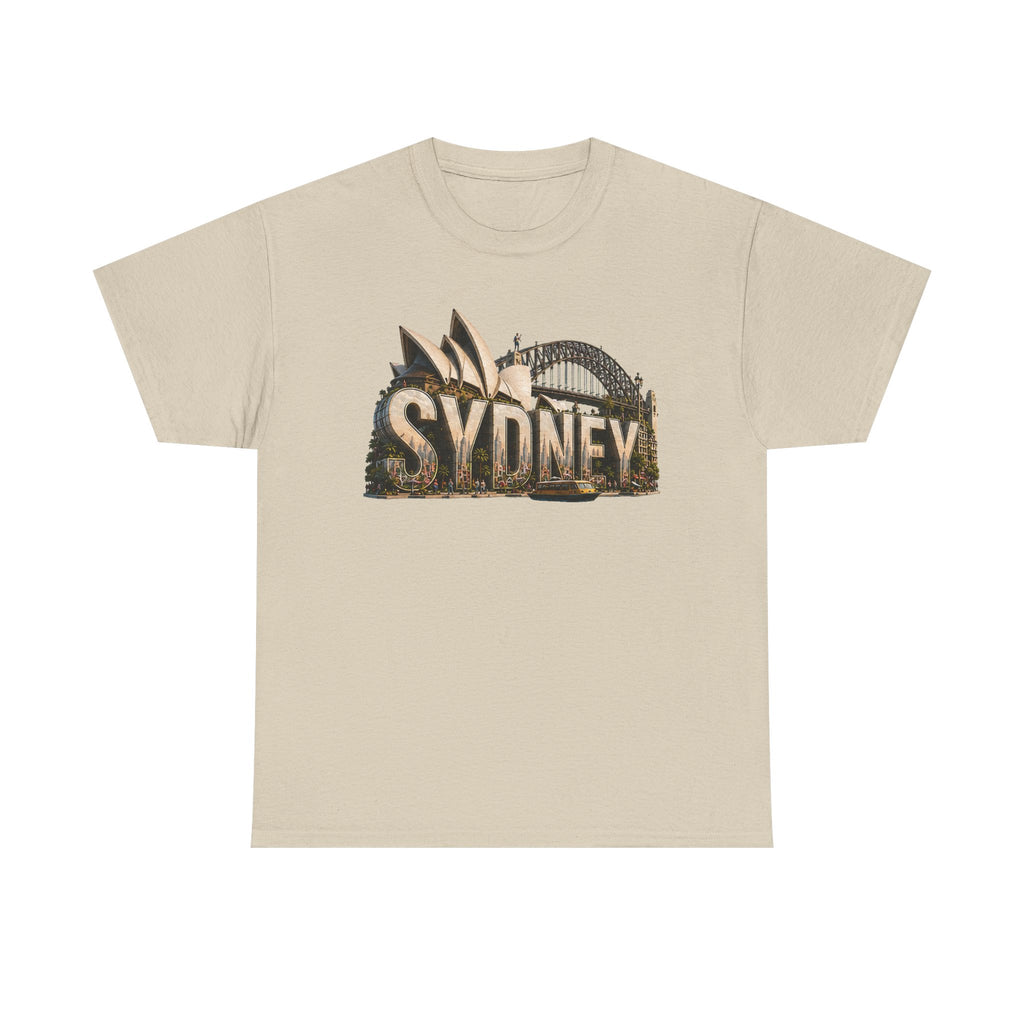 Sydney Landmark T‑Shirt — Vintage Sydney Opera House & Harbour Bridge Tee