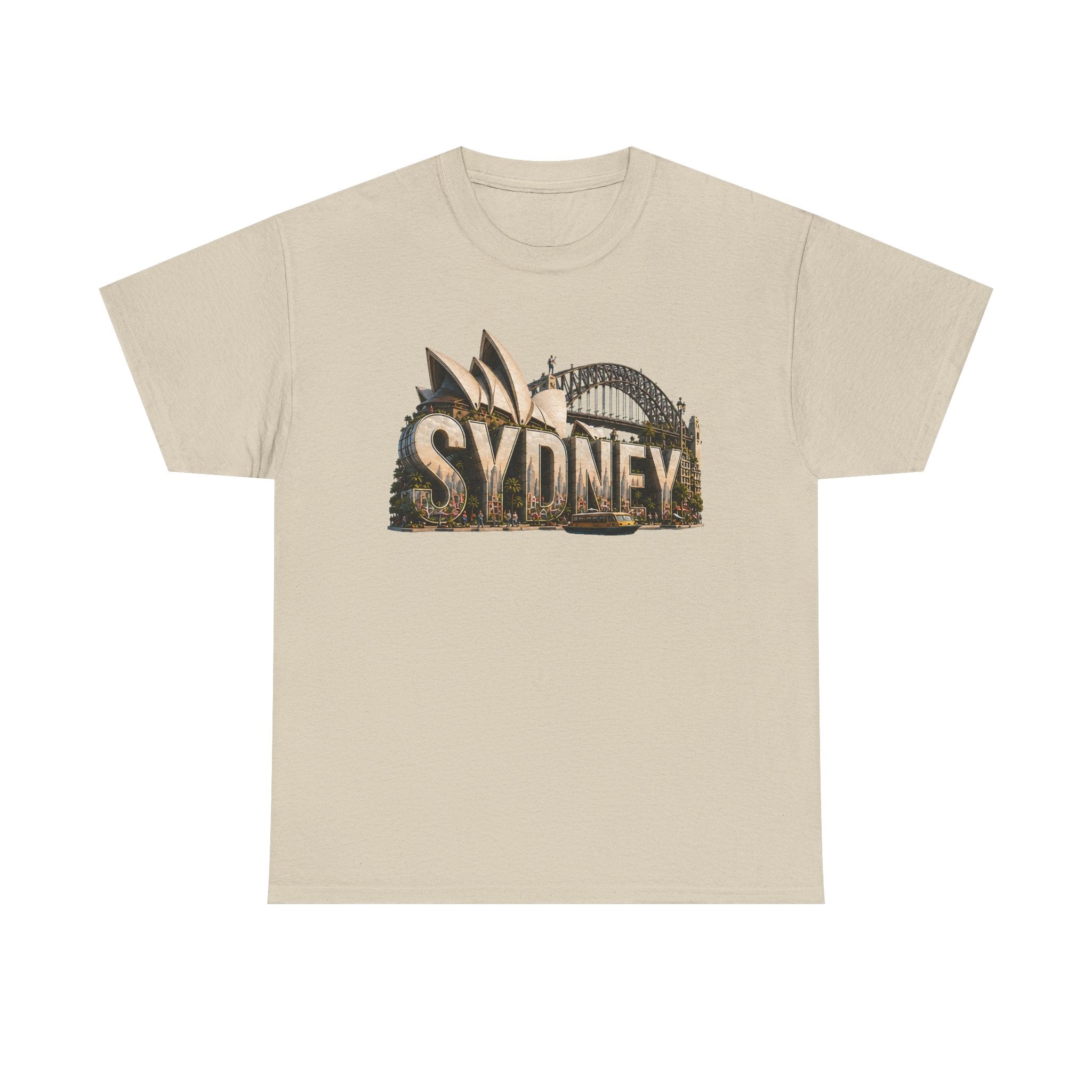 Sydney Landmark T‑Shirt — Vintage Sydney Opera House & Harbour Bridge Tee