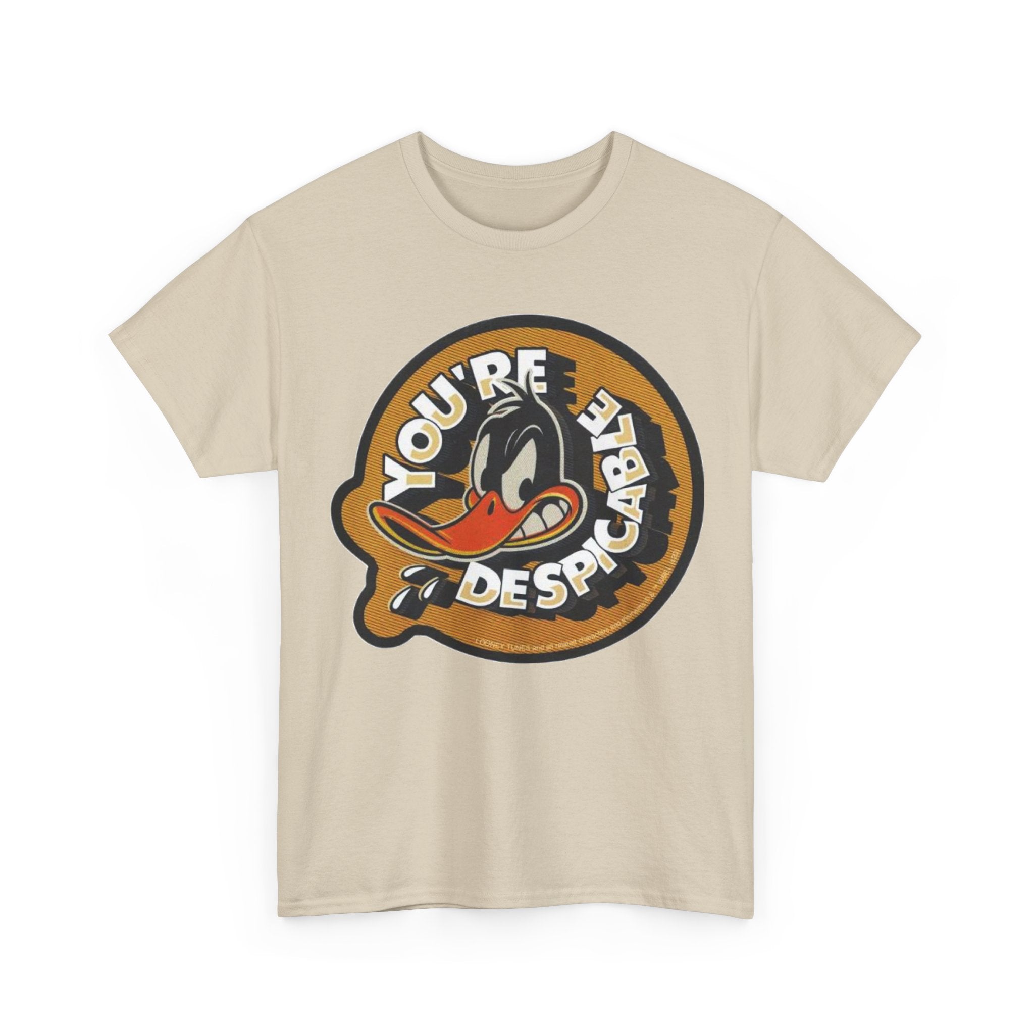 Vintage Daffy Duck Graphic Tee — “You're Despicable” Retro Cartoon Shirt