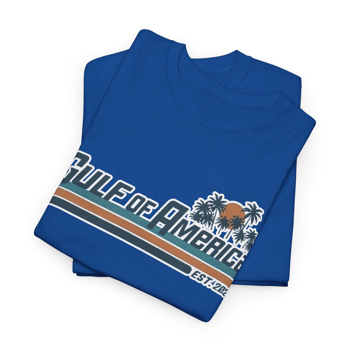 Gulf of America Vintage Surf Tee — Retro Beach Logo T-Shirt