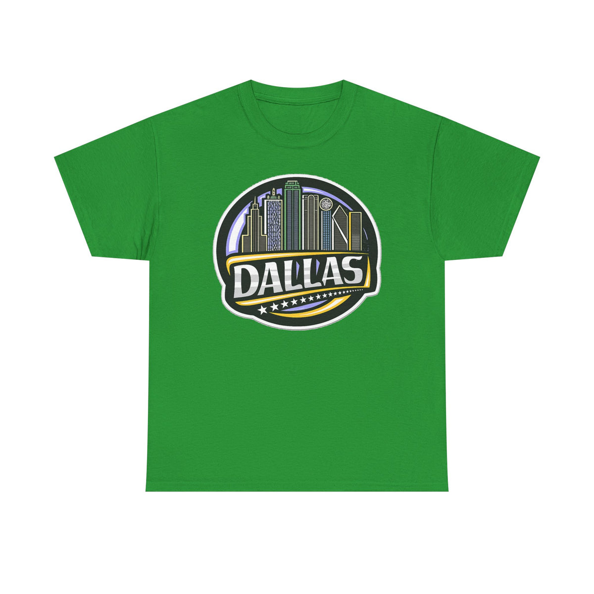 Dallas Skyline Tee — Vintage City Skyline Graphic T-Shirt