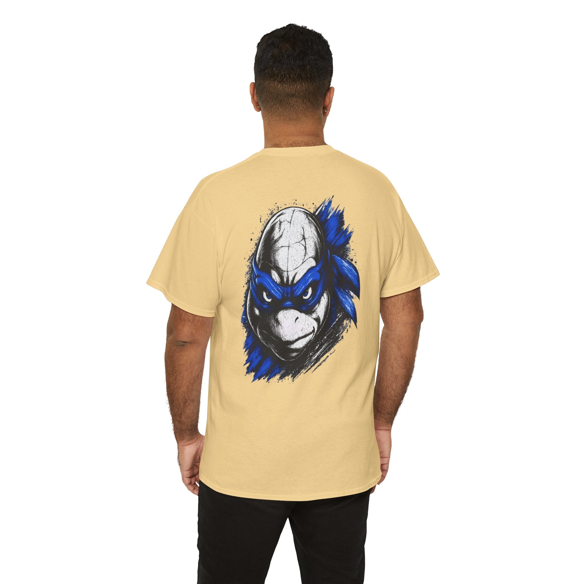 TMNT Leonardo Graphic Tee — Blue Mask Turtle T-Shirt