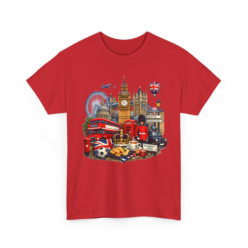London Landmarks T‑Shirt — British Icons Collage Tee