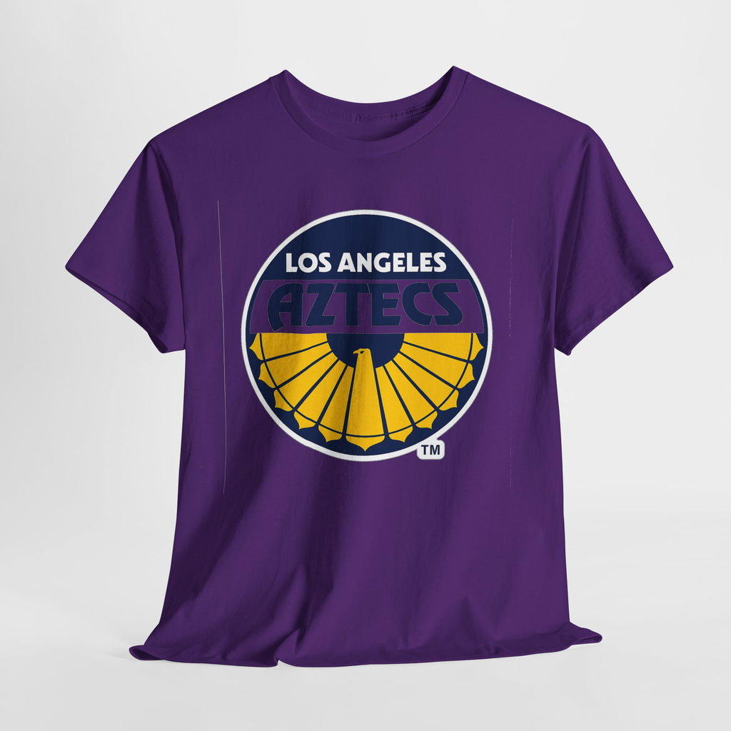 Los Angeles Aztecs Vintage Logo Cotton T-Shirt