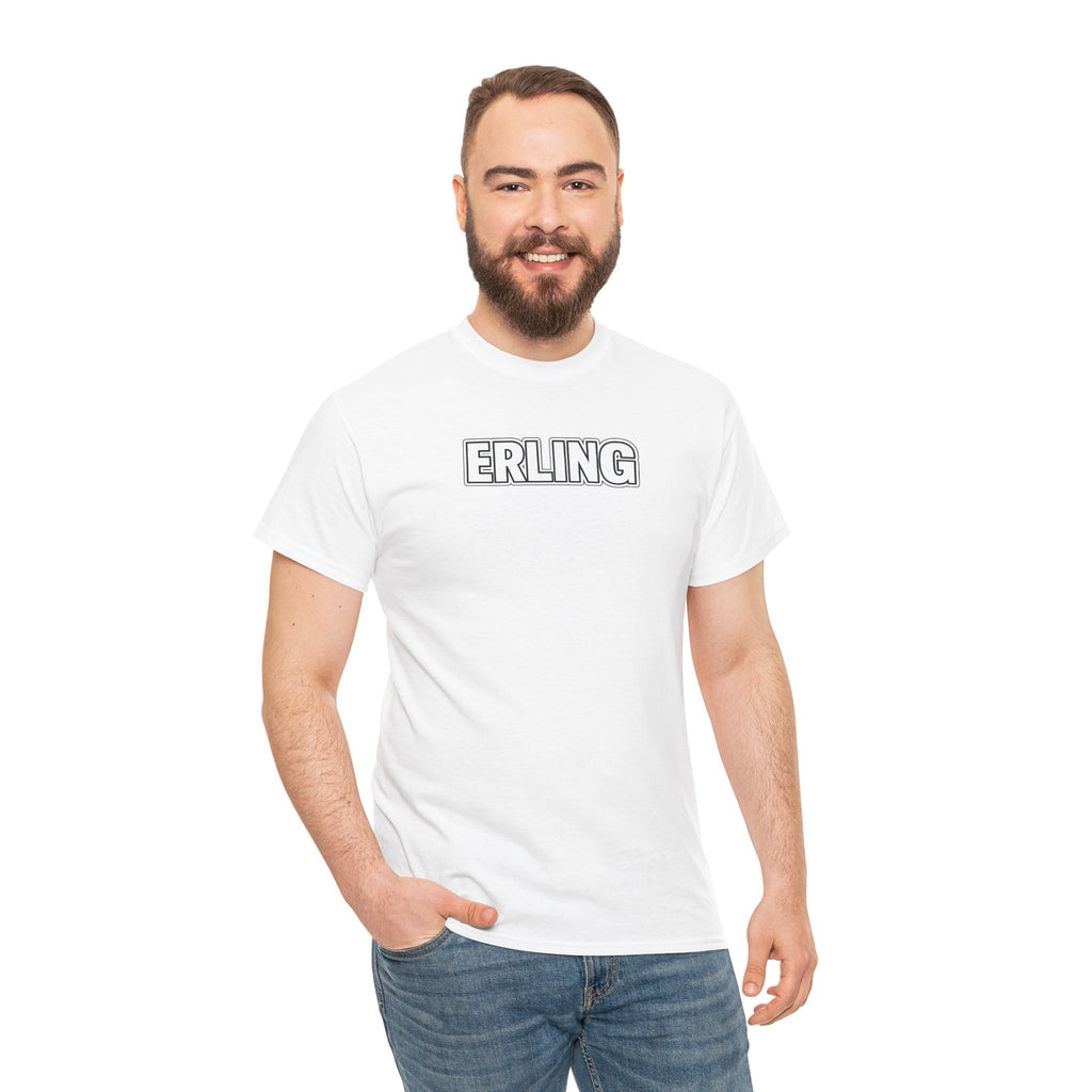 Erling Haaland Name Tee — Personalized Minimalist T-Shirt